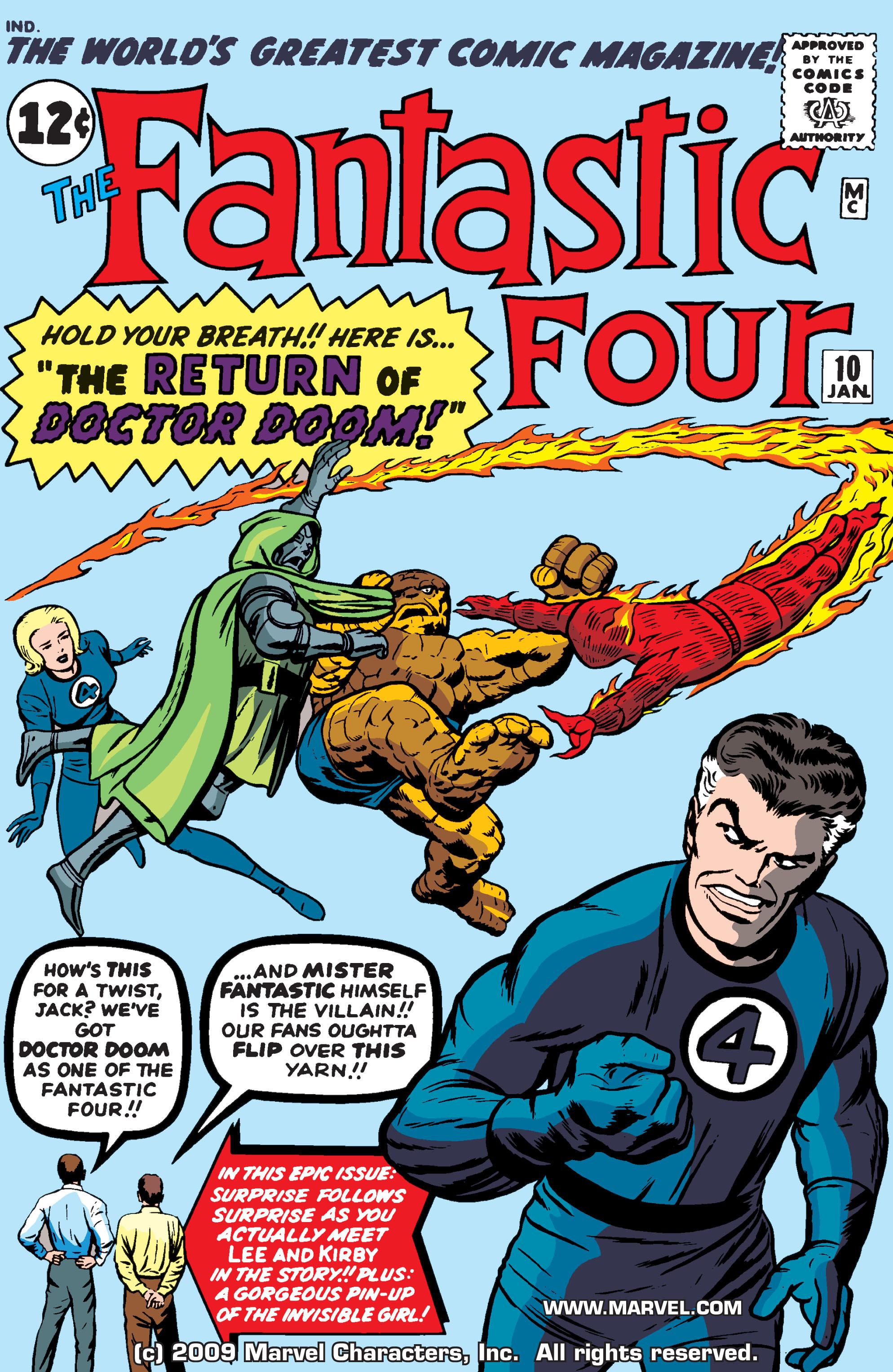 Read online Fantastic Four (1961) comic -  Issue #10 - 1