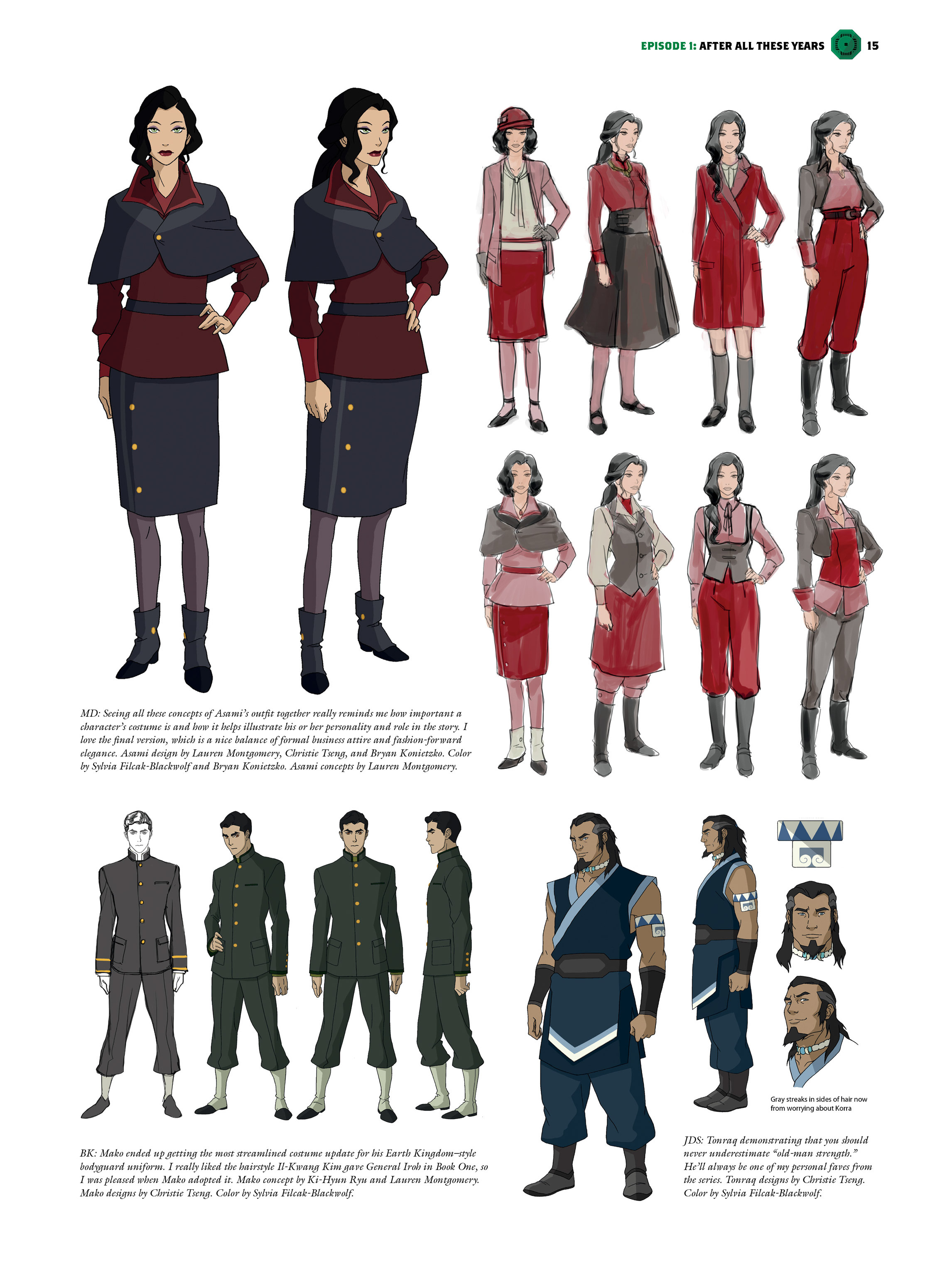 Read online The Legend of Korra: The Art of the Animated Series comic -  Issue # TPB 4 - 15