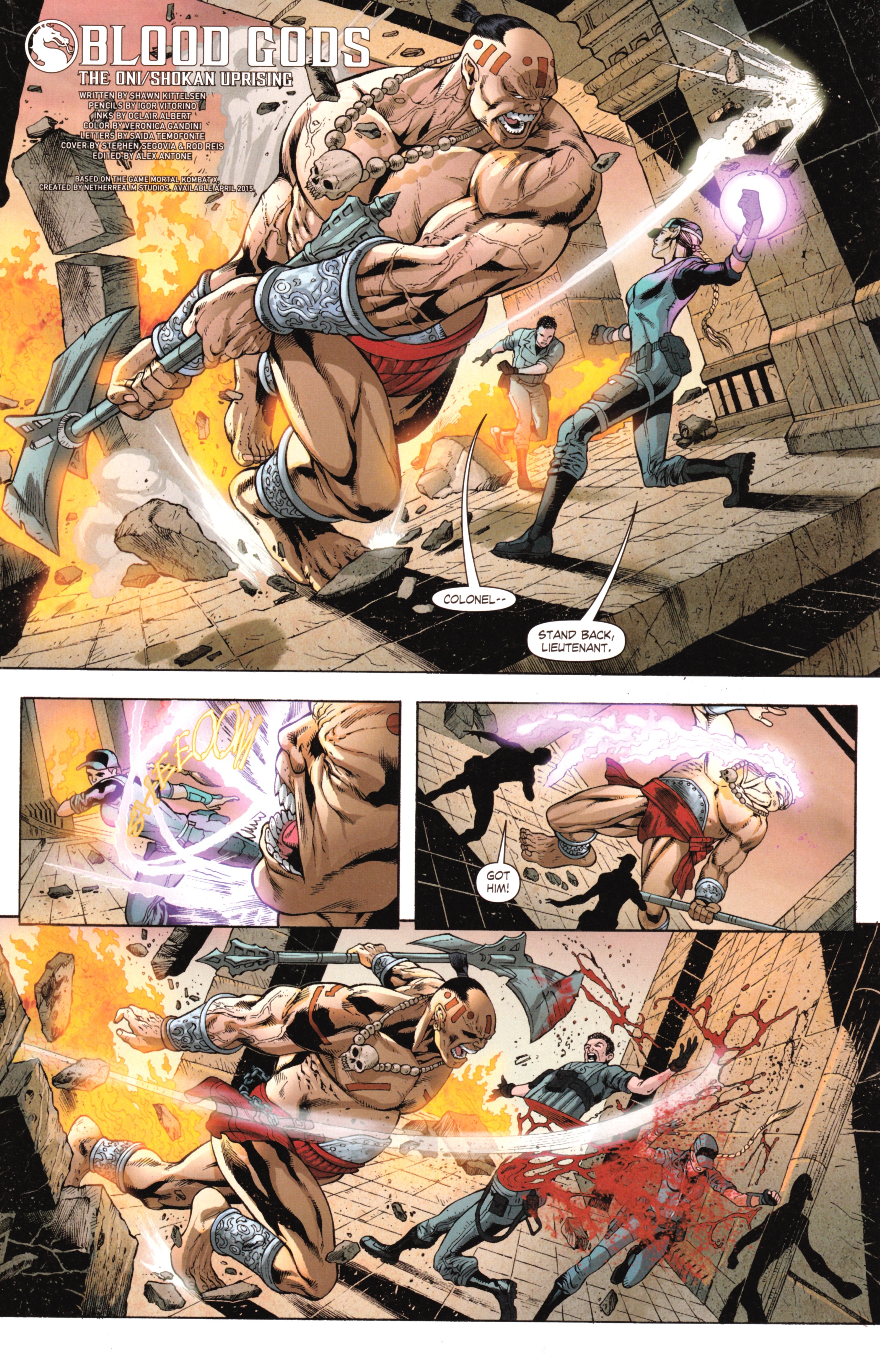 Read online Mortal Kombat X [II] comic -  Issue #6 - 18