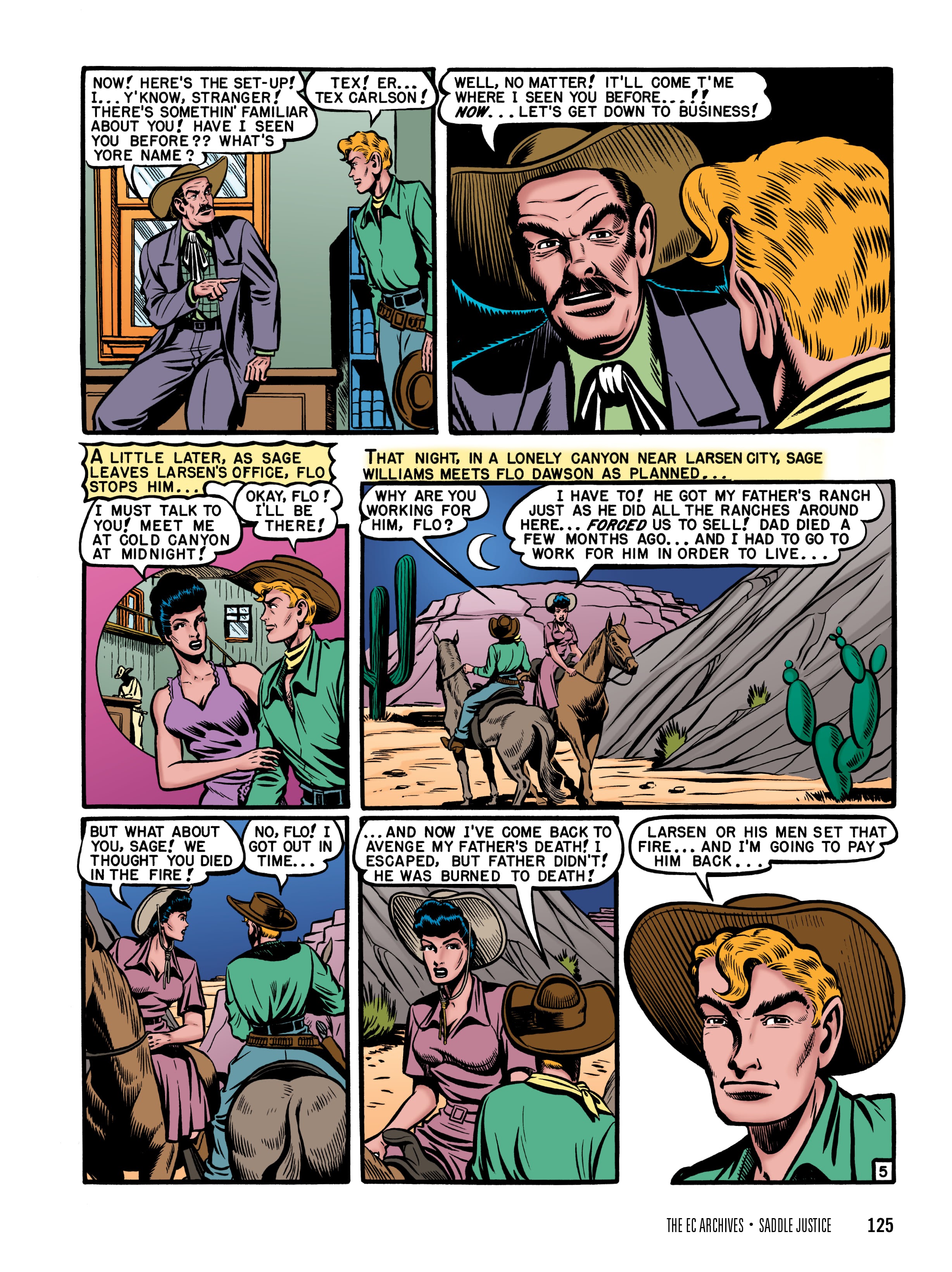 Read online The EC Archives: Saddle Justice comic -  Issue # TPB (Part 2) - 27