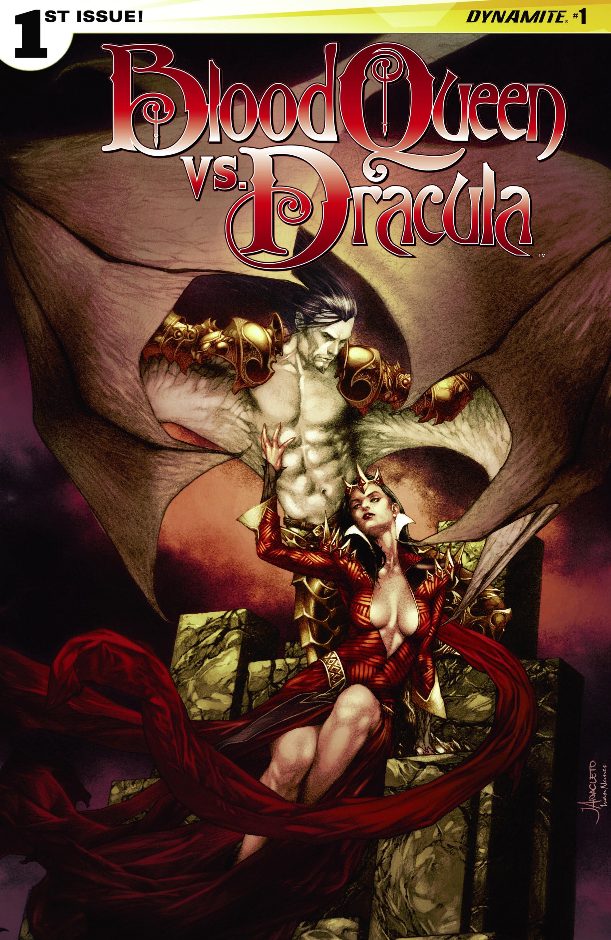 Read online Blood Queen Vs. Dracula comic -  Issue #1 - 1