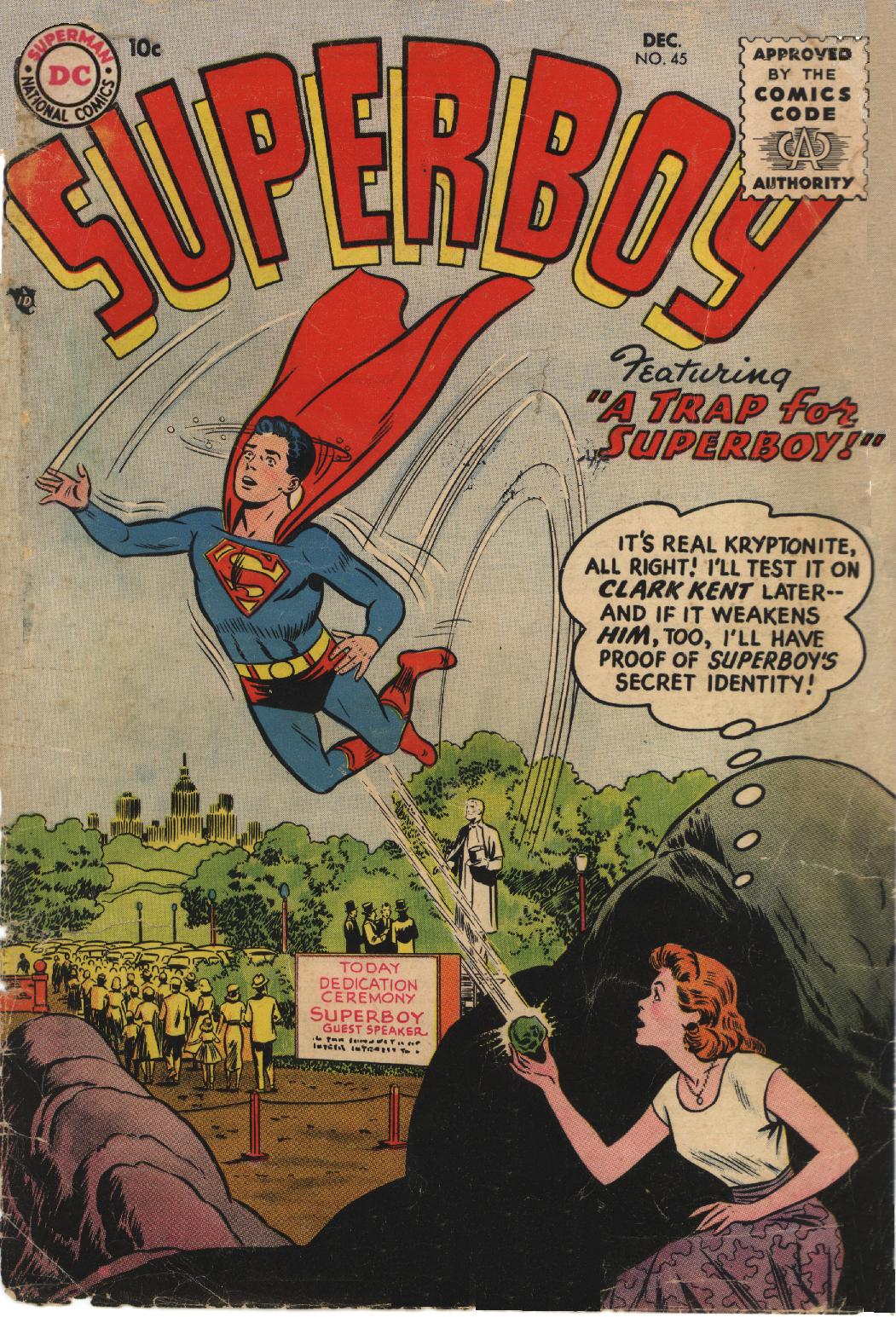 Read online Superboy (1949) comic -  Issue #45 - 1