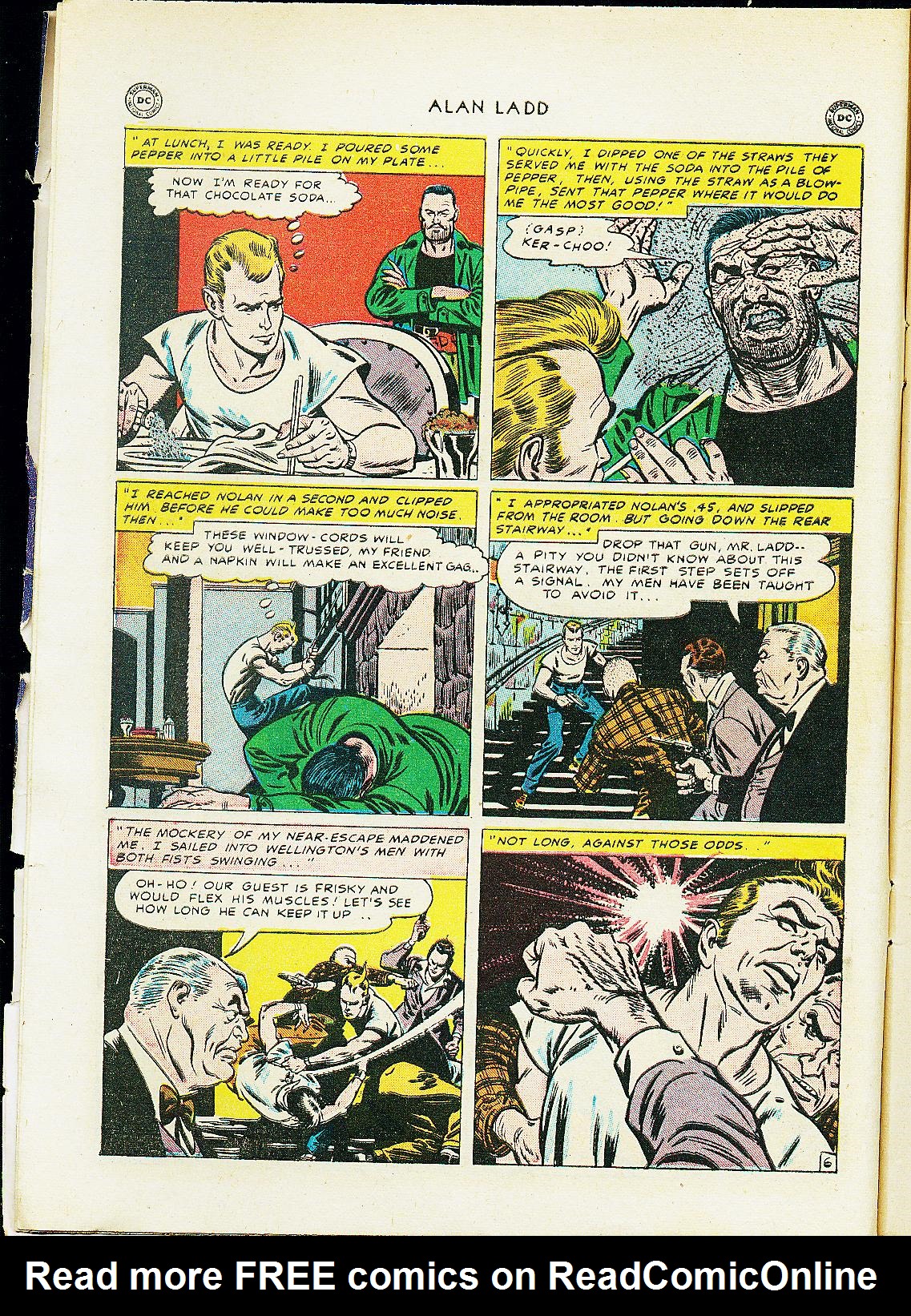 Read online Adventures of Alan Ladd comic -  Issue #1 - 8