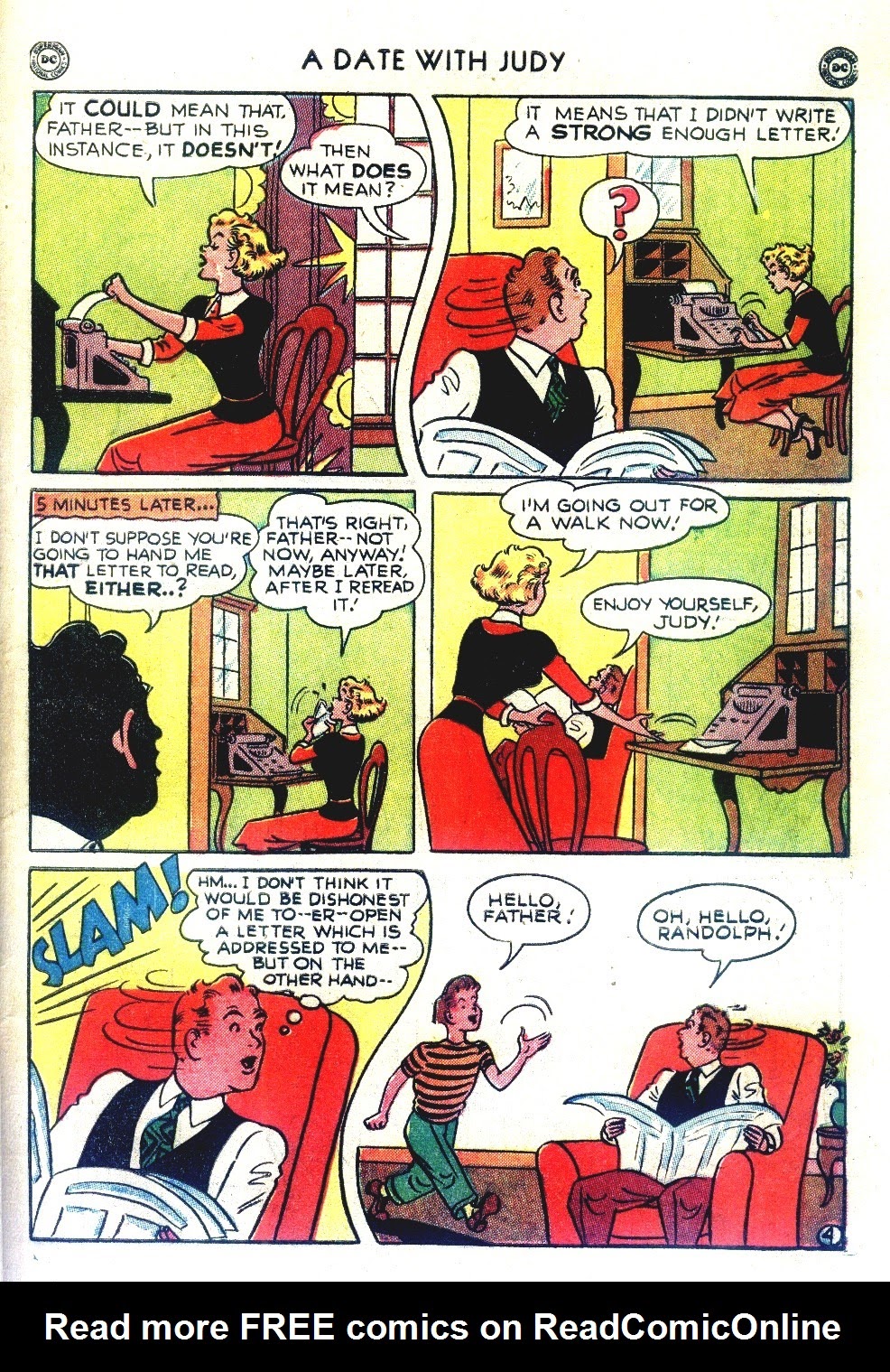 Read online A Date with Judy comic -  Issue #20 - 45