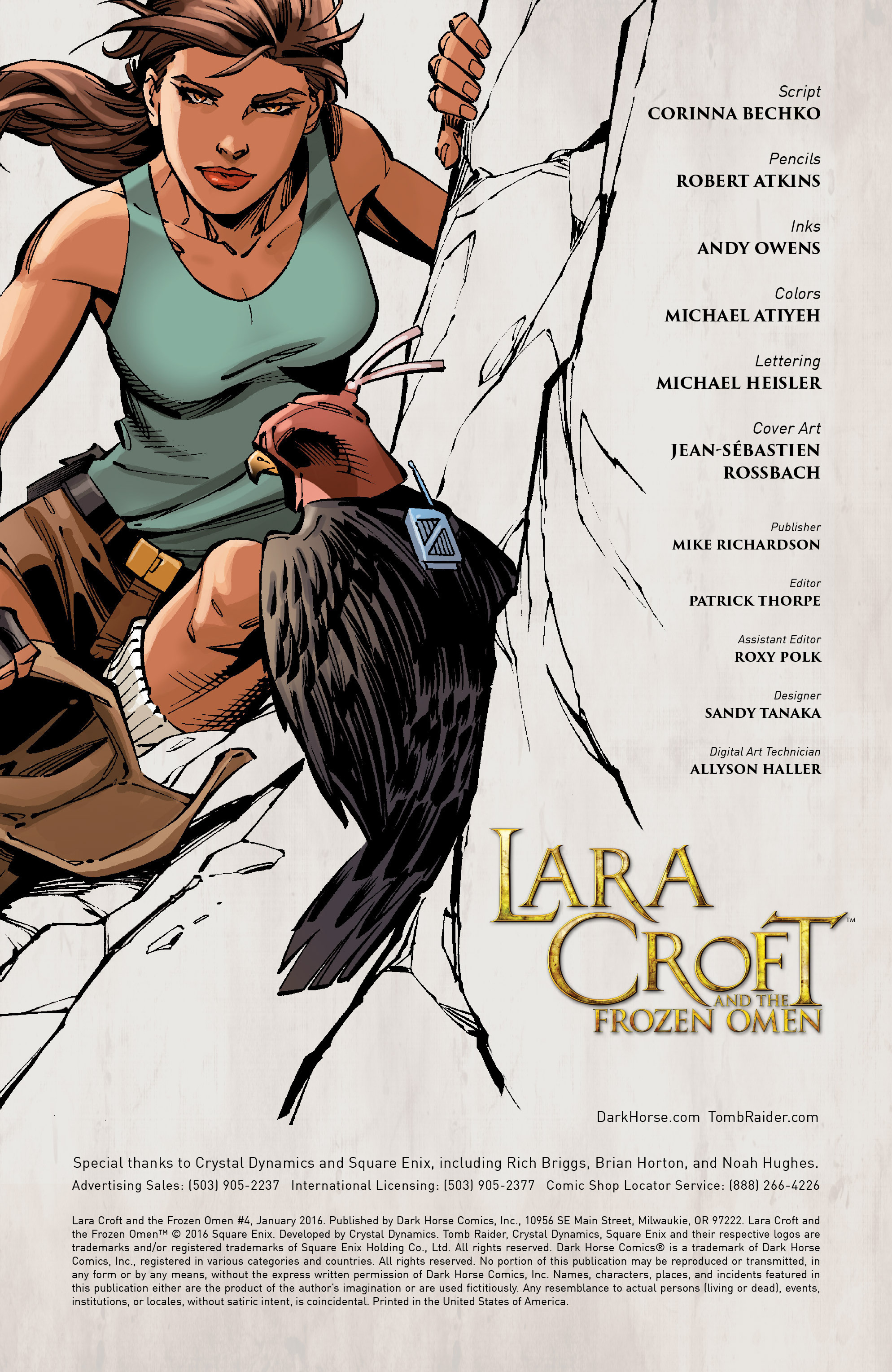 Read online Lara Croft and the Frozen Omen comic -  Issue #4 - 2