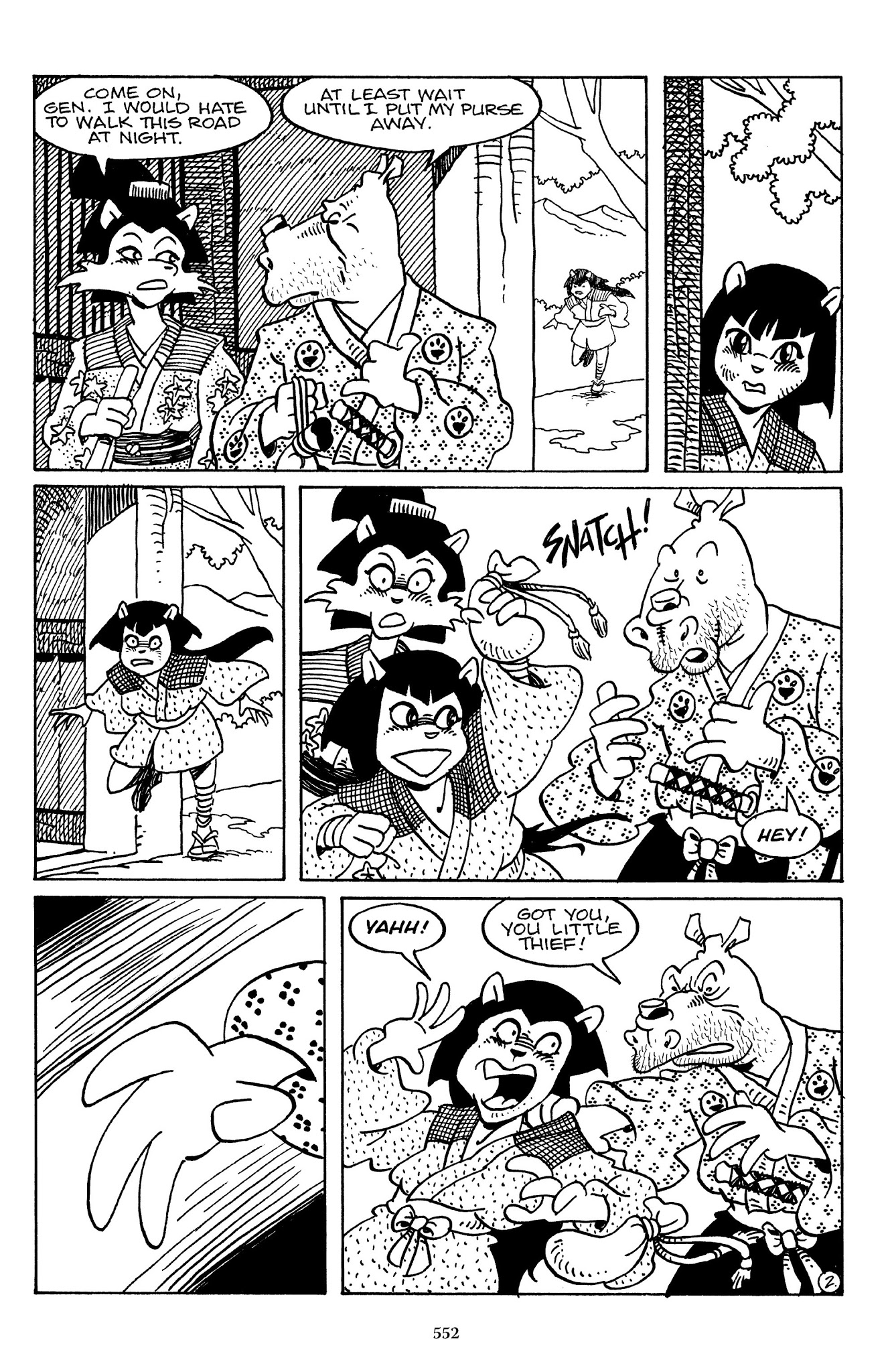 Read online The Usagi Yojimbo Saga comic -  Issue # TPB 3 - 547
