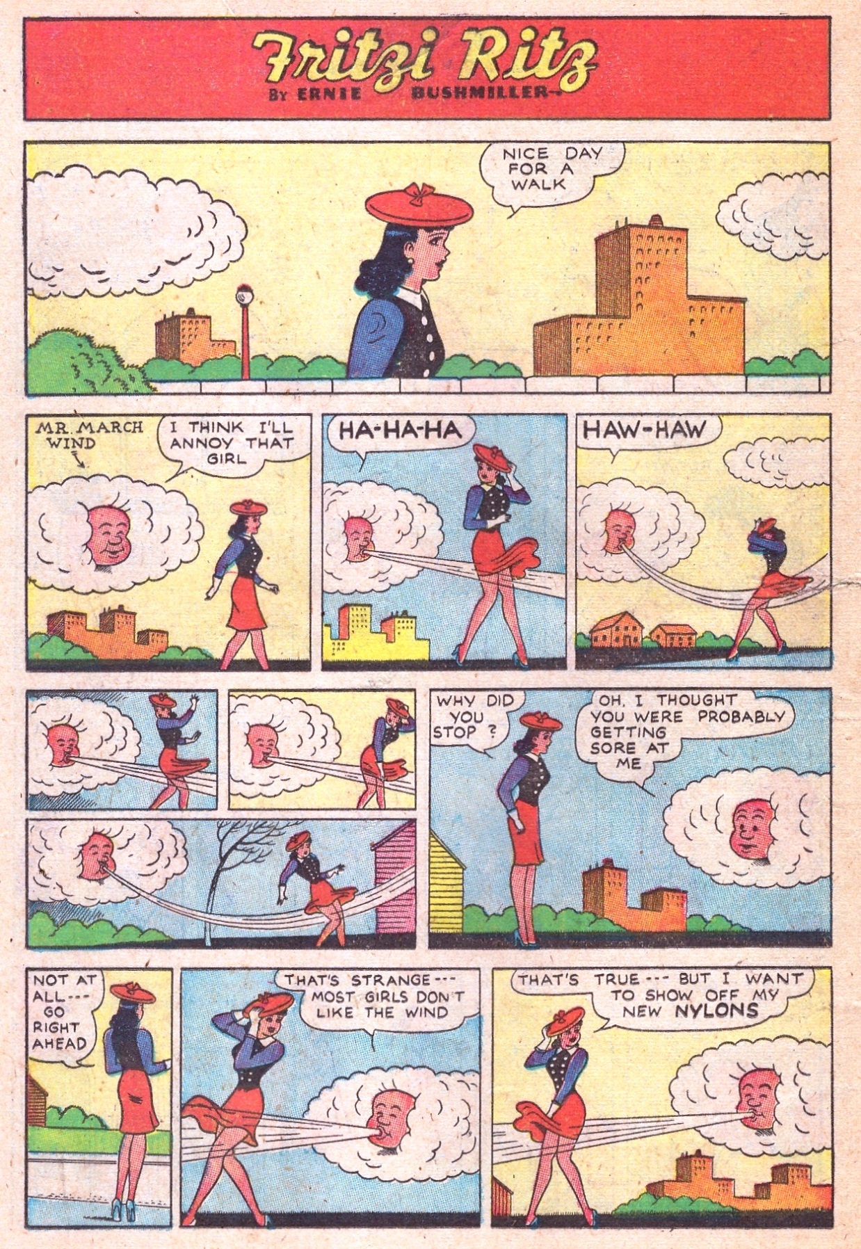 Read online Fritzi Ritz (1948) comic -  Issue #1 - 18
