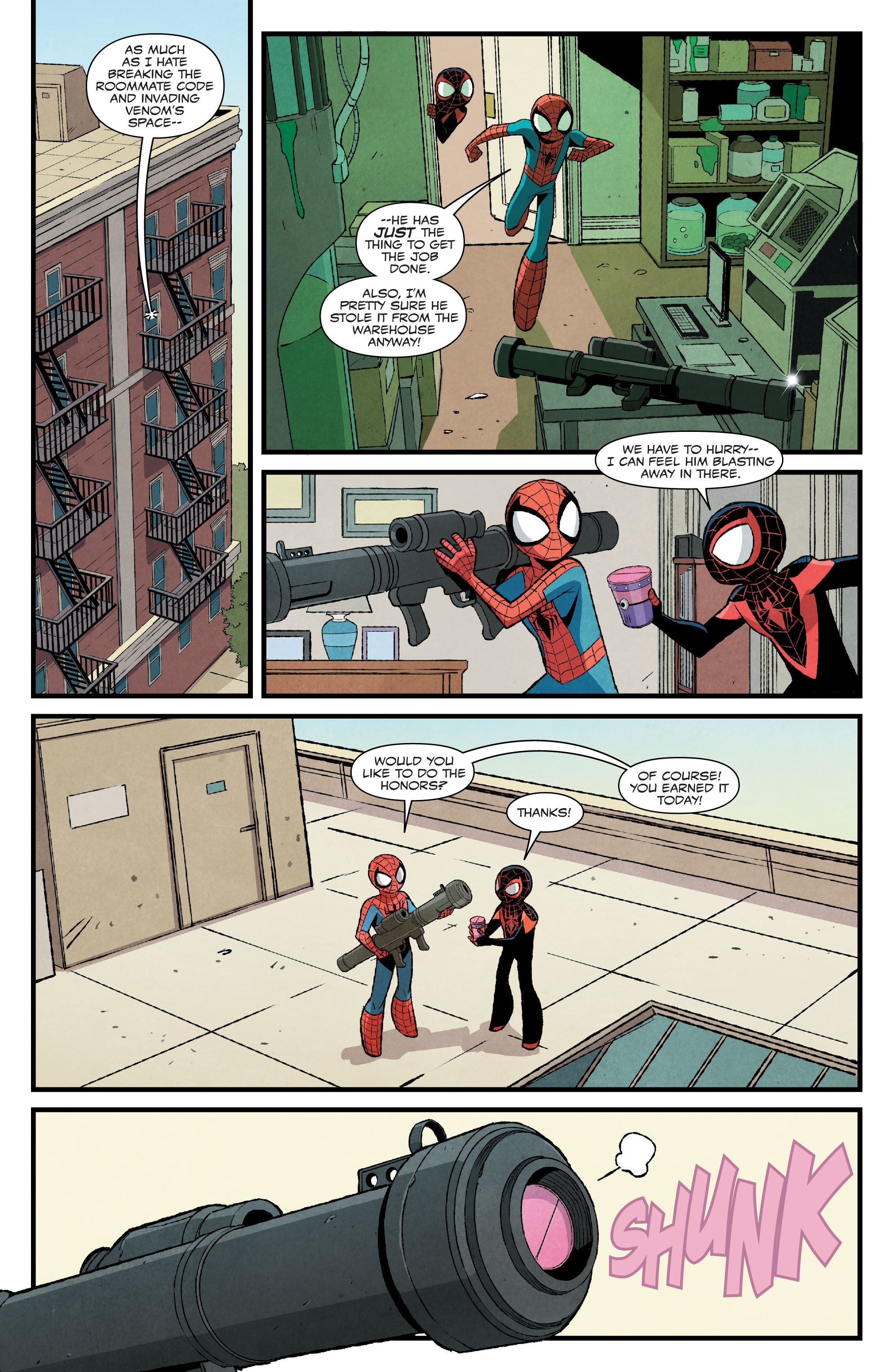 Read online Peter Parker And Miles Morales Spider-Men Double Trouble comic -  Issue #4 - 17