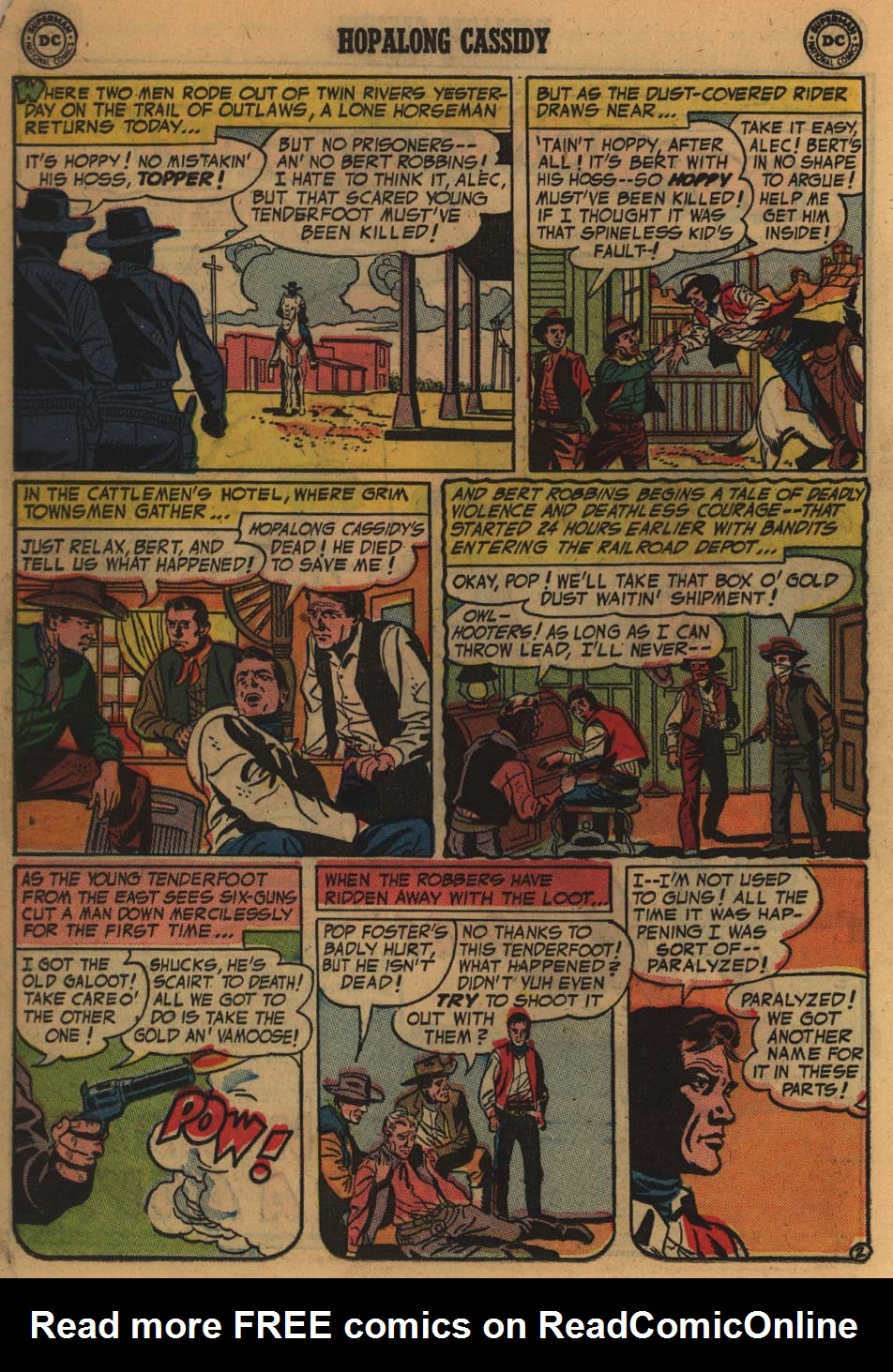 Read online Hopalong Cassidy comic -  Issue #93 - 26