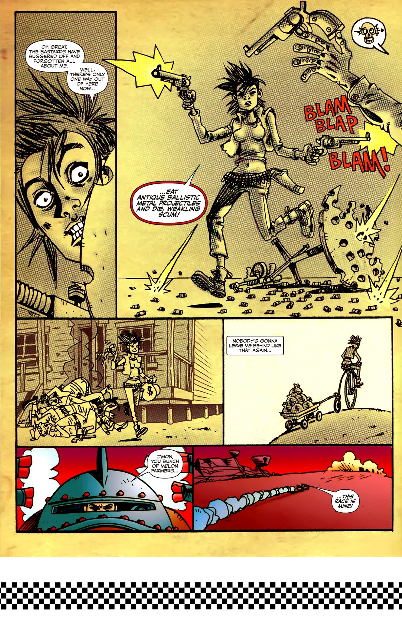 Read online Tank Girl: Skidmarks comic -  Issue #4 - 8