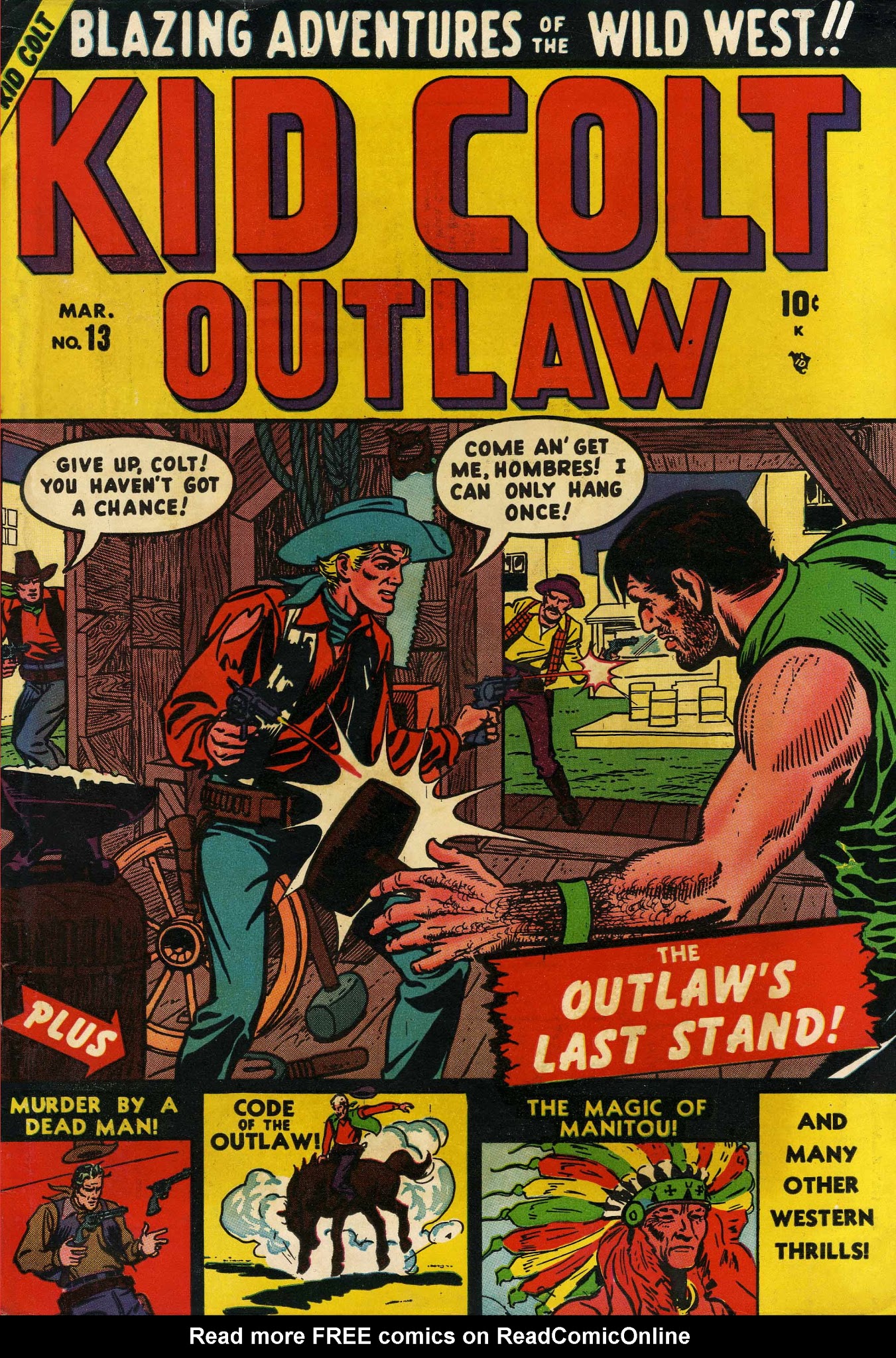 Read online Kid Colt Outlaw comic -  Issue #13 - 1
