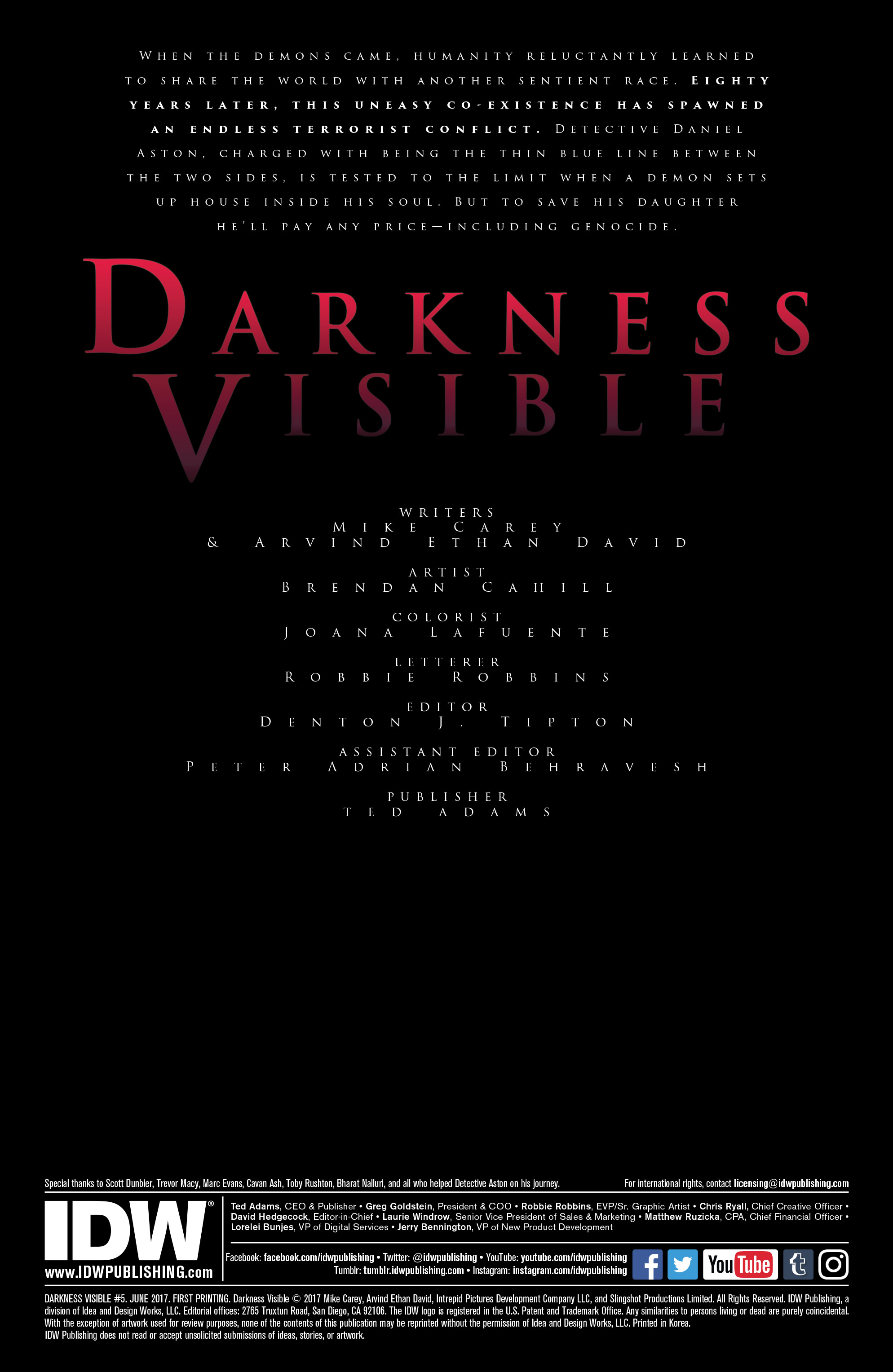 Read online Darkness Visible comic -  Issue #5 - 2