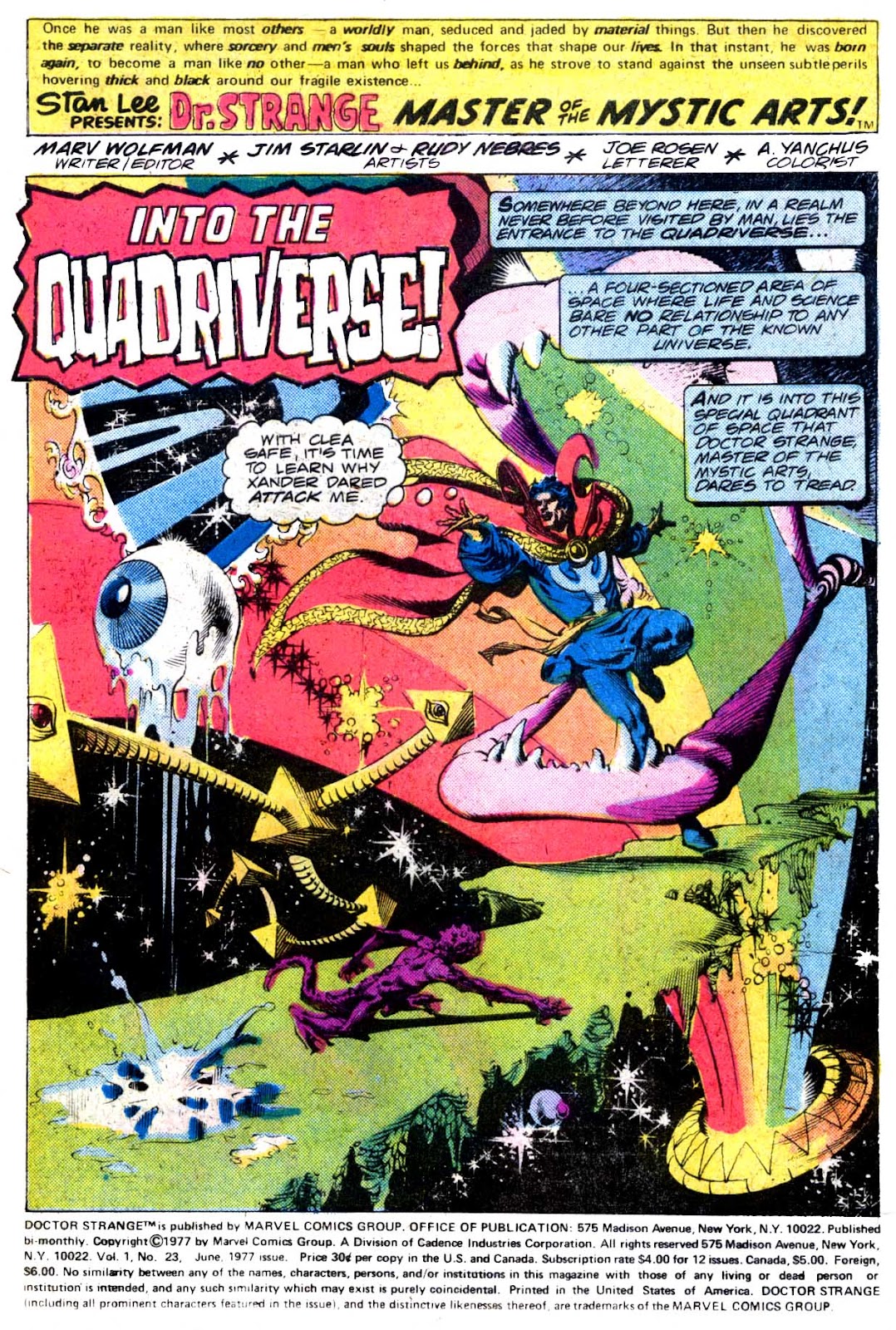 Doctor Strange (1974) issue 23 - Page 2