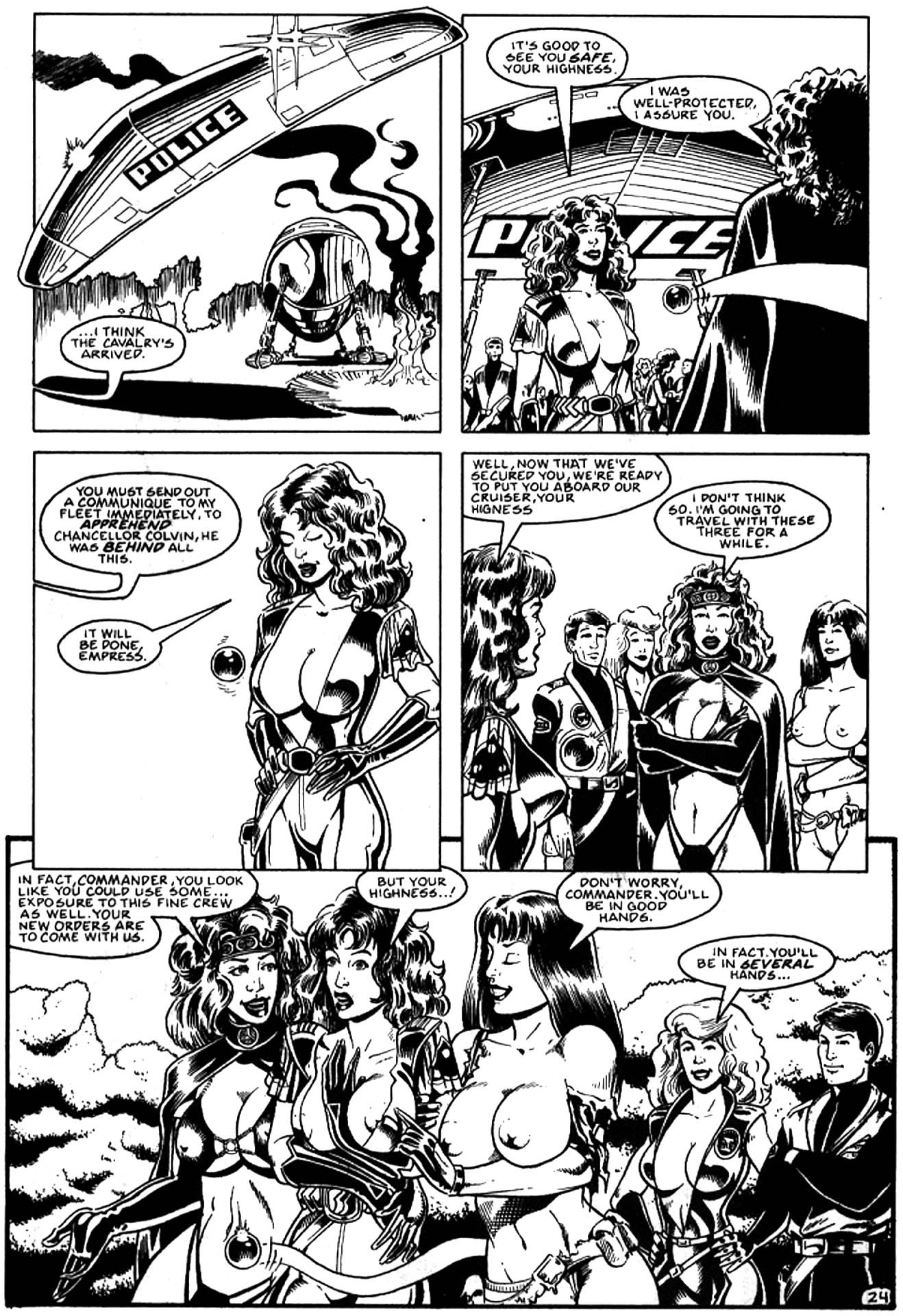 Read online Galaxina comic -  Issue #4 - 27