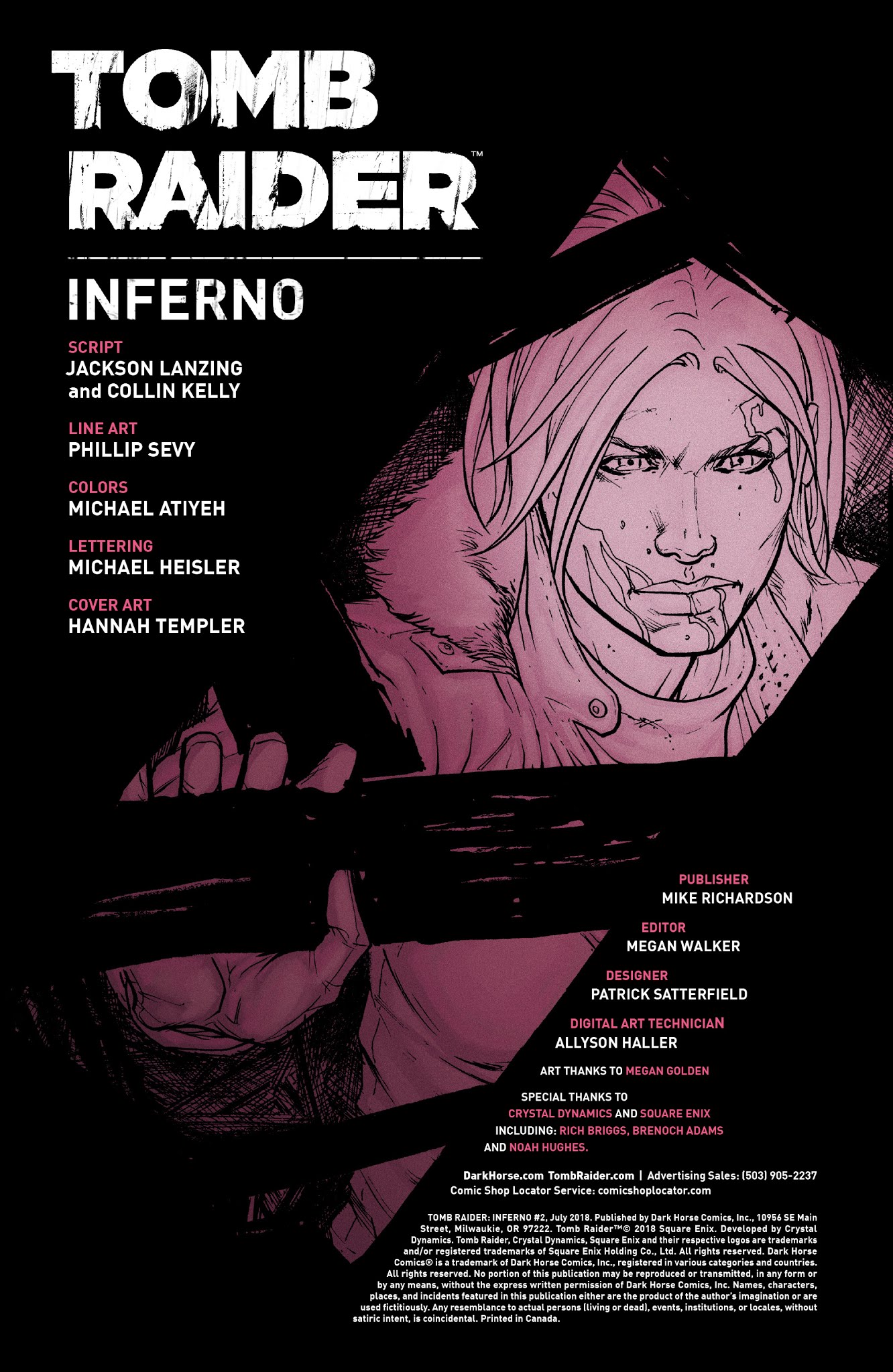 Read online Tomb Raider: Inferno comic -  Issue #2 - 2