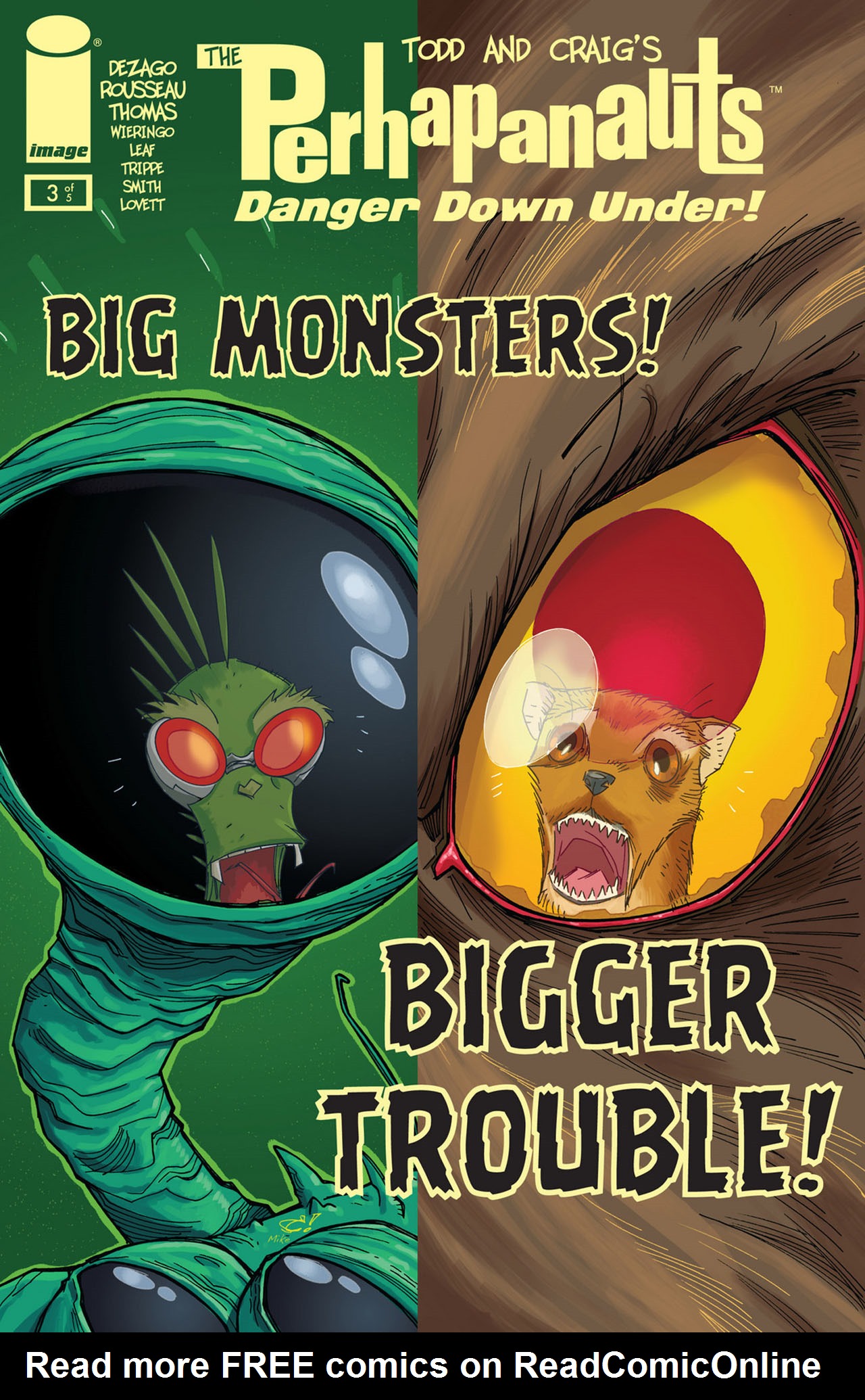 Read online The Perhapanauts: Danger Down Under! comic -  Issue #3 - 1