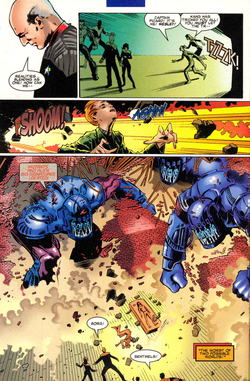 Read online Star Trek: The Next Generation/X-Men: Second Contact comic -  Issue # Full - 51