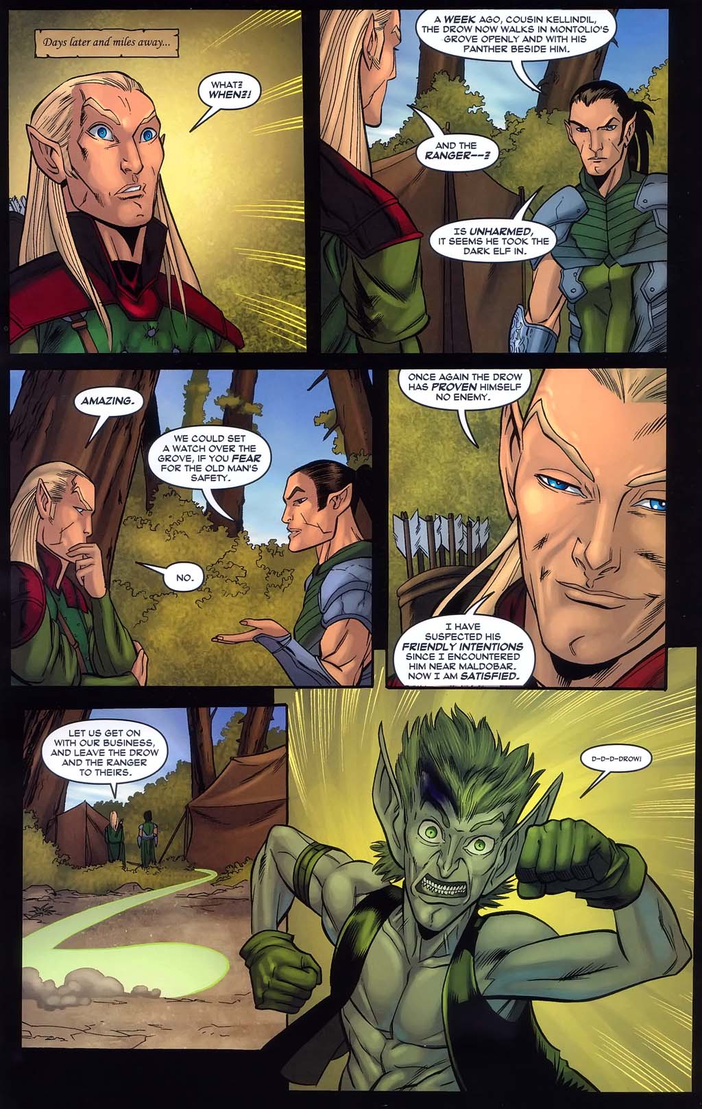 Read online Forgotten Realms: Sojourn comic -  Issue #2 - 29