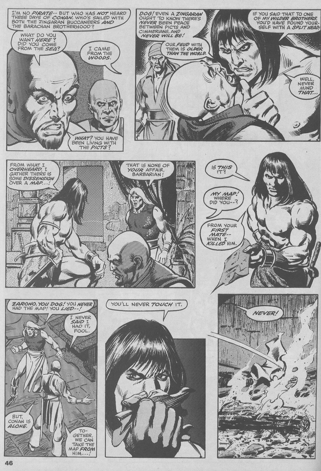 Read online The Savage Sword Of Conan comic -  Issue #47 - 46