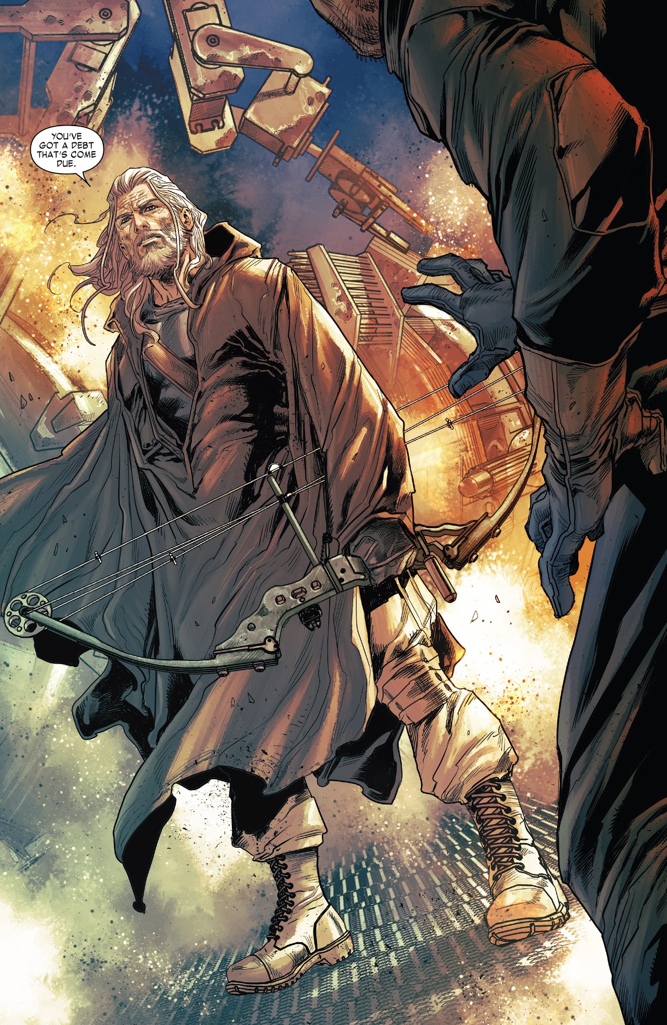 Read online Old Man Hawkeye comic -  Issue #4 - 5
