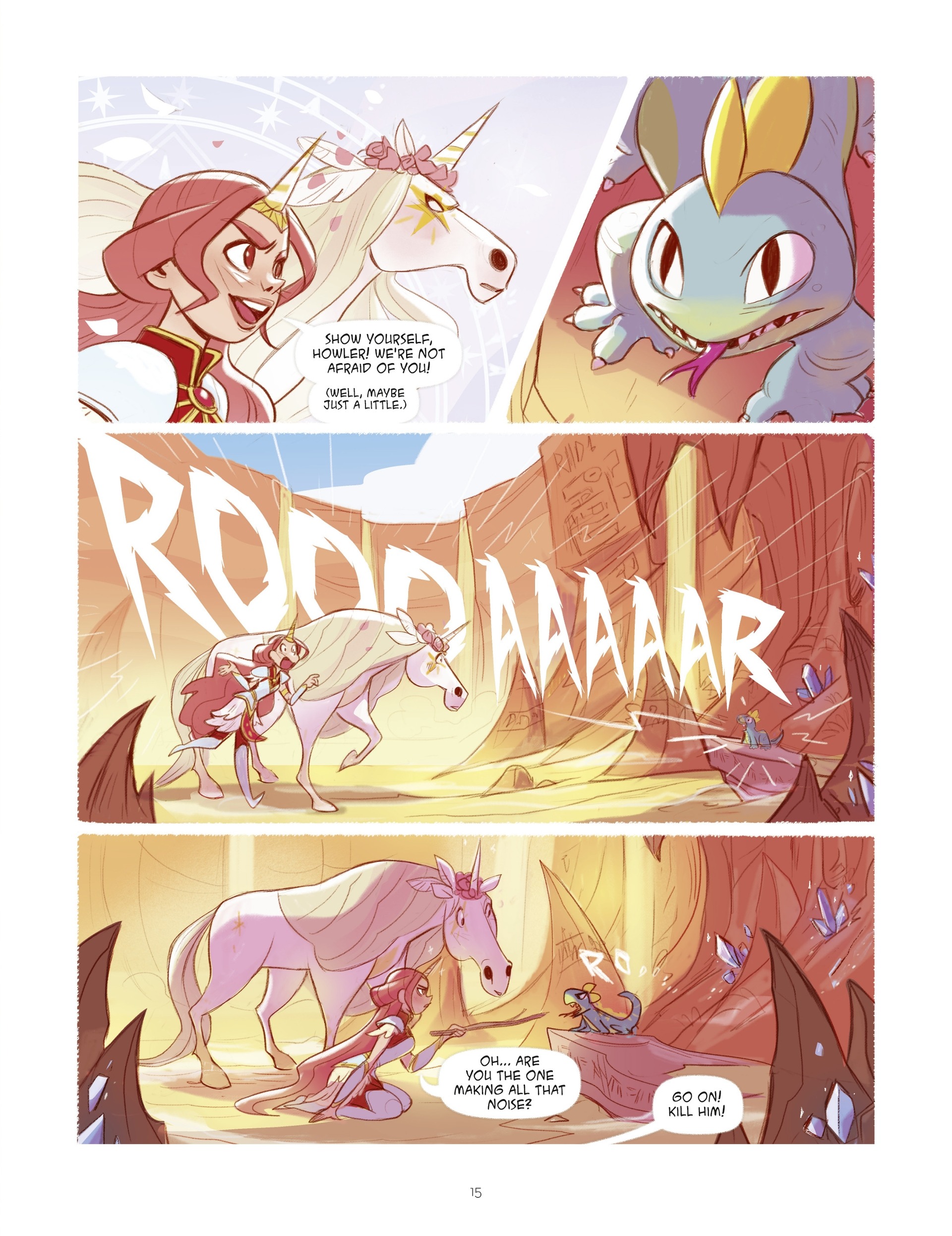 Read online The Unicorn Legacy: Call of the Goddess comic -  Issue # TPB - 15