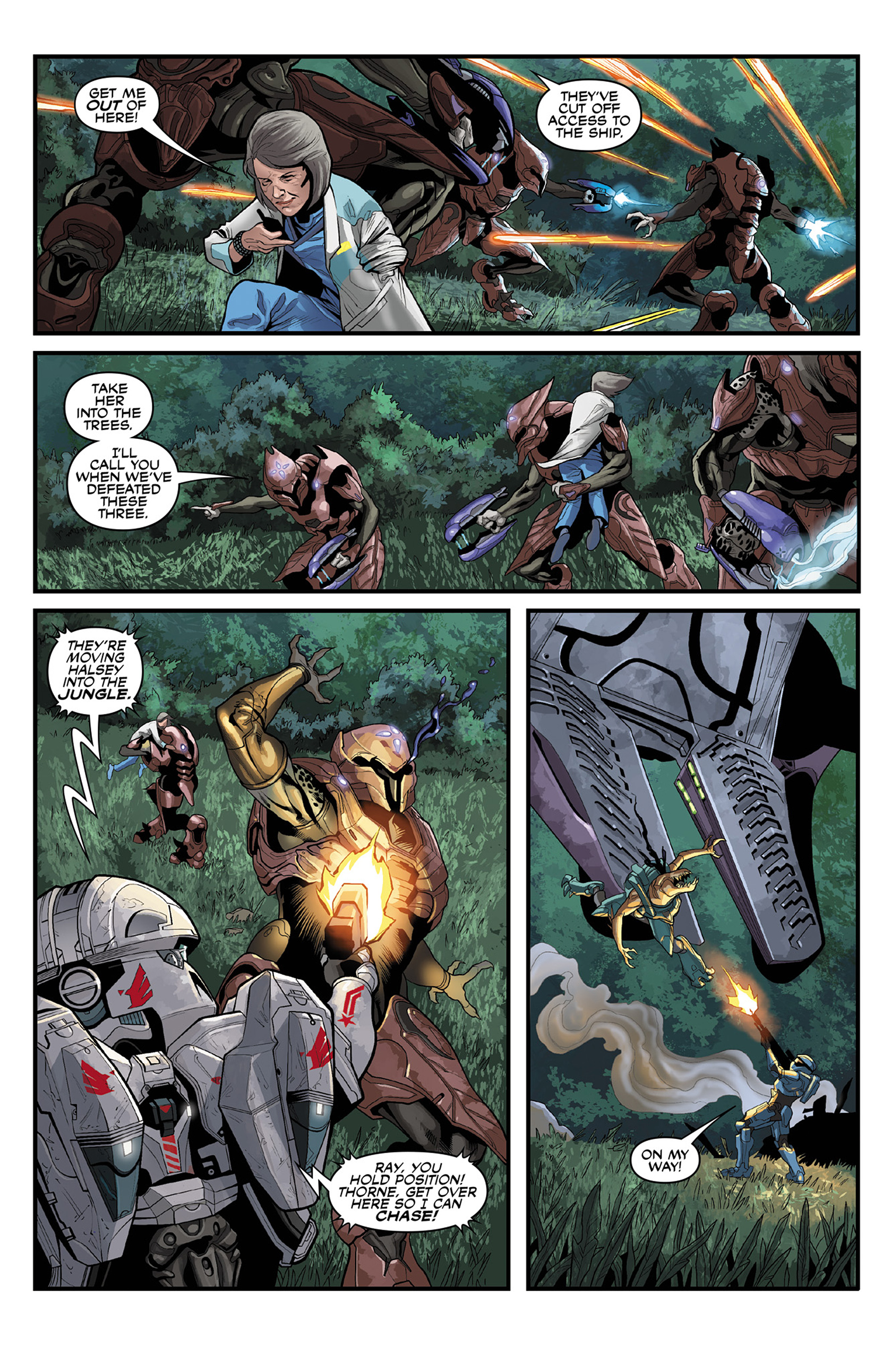 Read online Halo: Escalation comic -  Issue #16 - 12