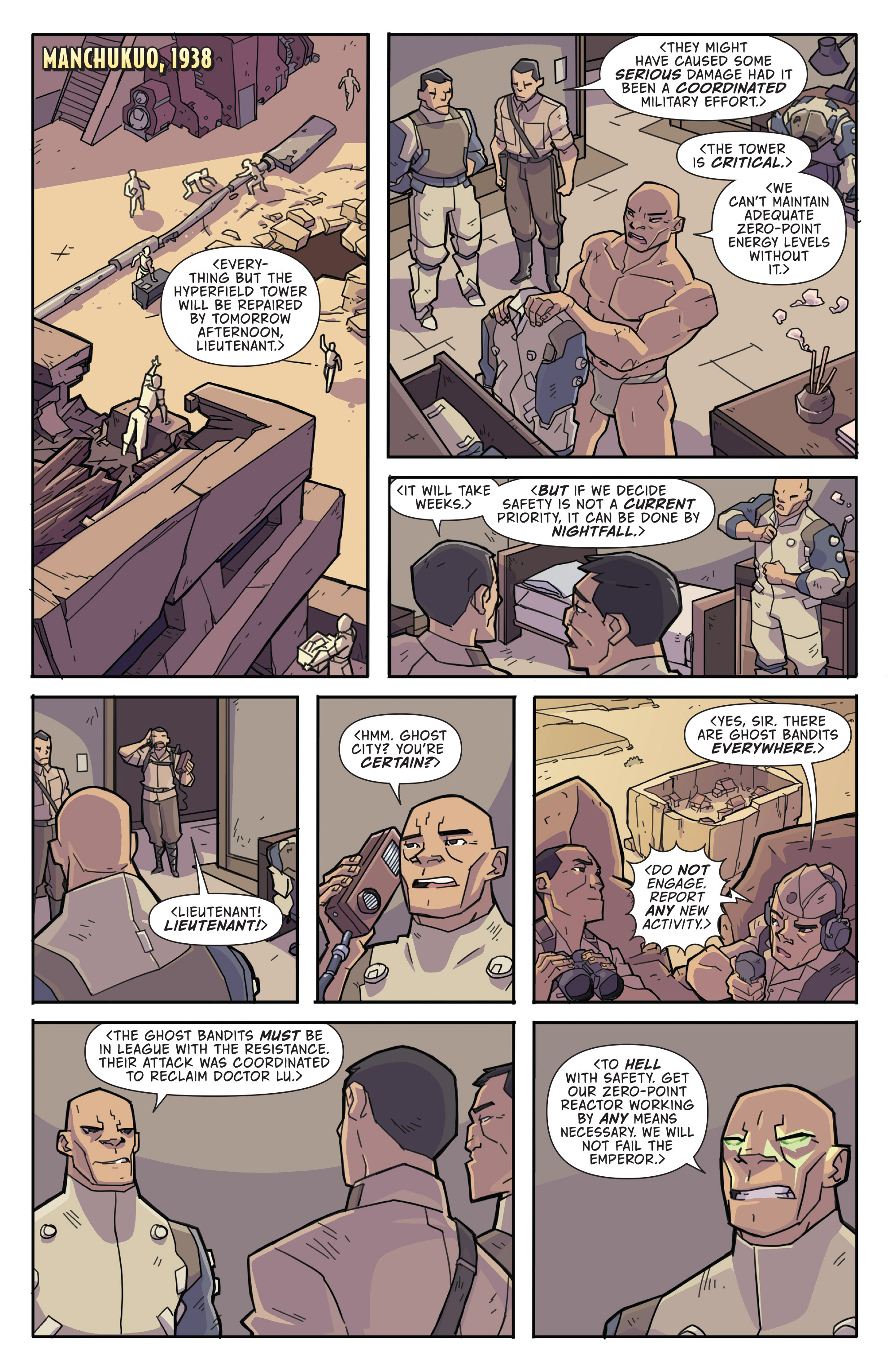 Read online Atomic Robo and the Temple of Od comic -  Issue #3 - 6
