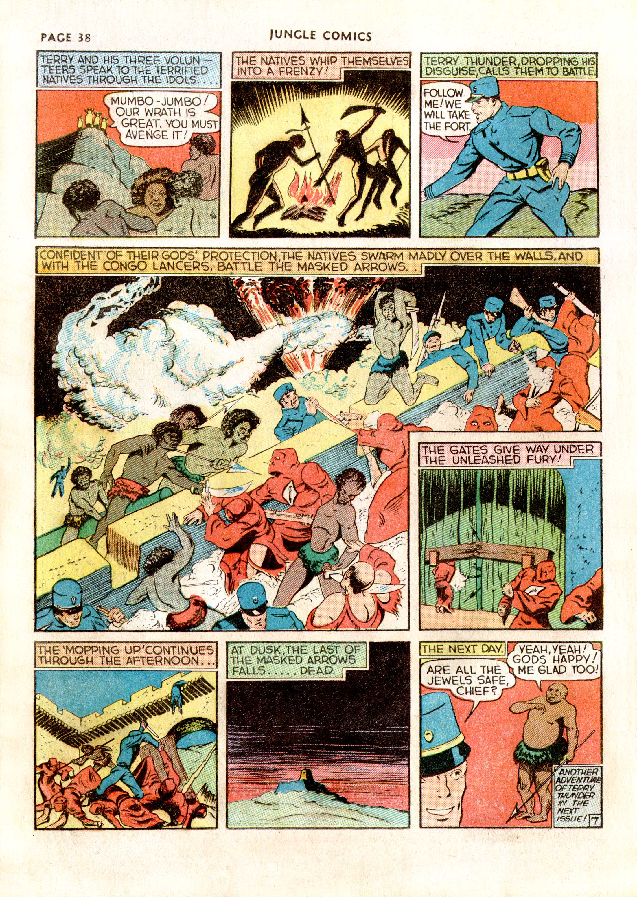 Read online Jungle Comics comic -  Issue #5 - 42