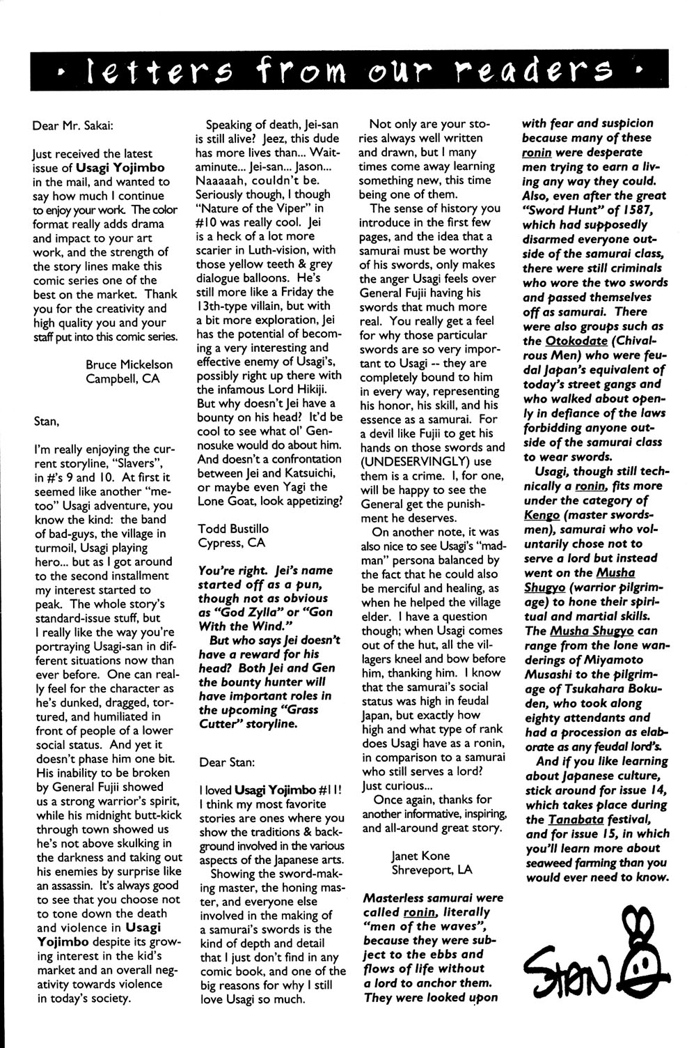Read online Usagi Yojimbo (1993) comic -  Issue #12 - 31