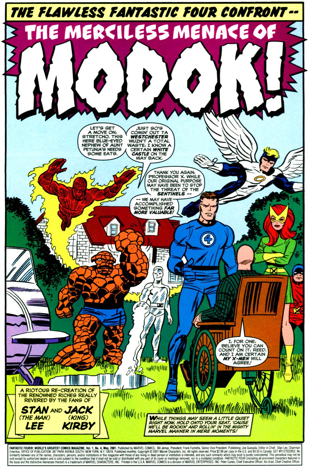 Read online Fantastic Four: World's Greatest Comics Magazine comic -  Issue #4 - 2