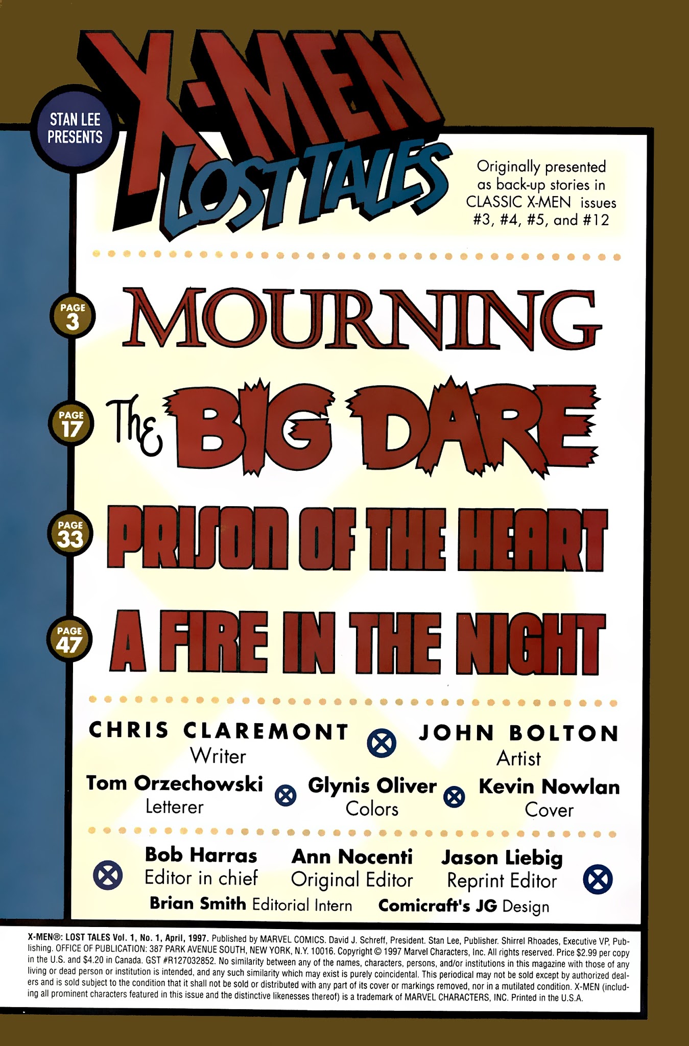 Read online X-Men: Lost Tales comic -  Issue #1 - 2