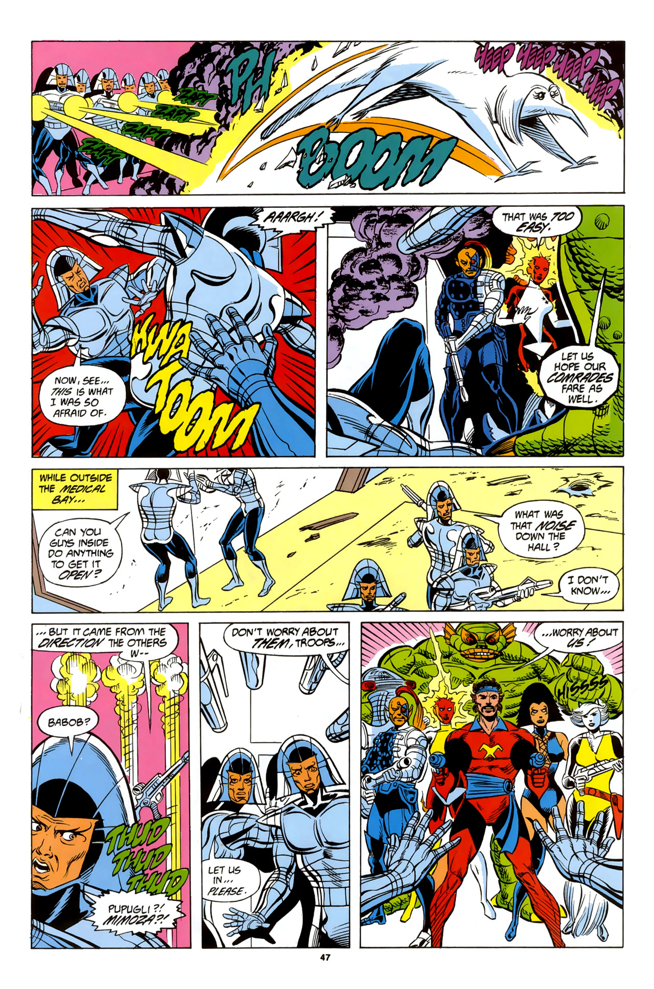Read online X-Men Spotlight On...Starjammers comic -  Issue #1 - 49