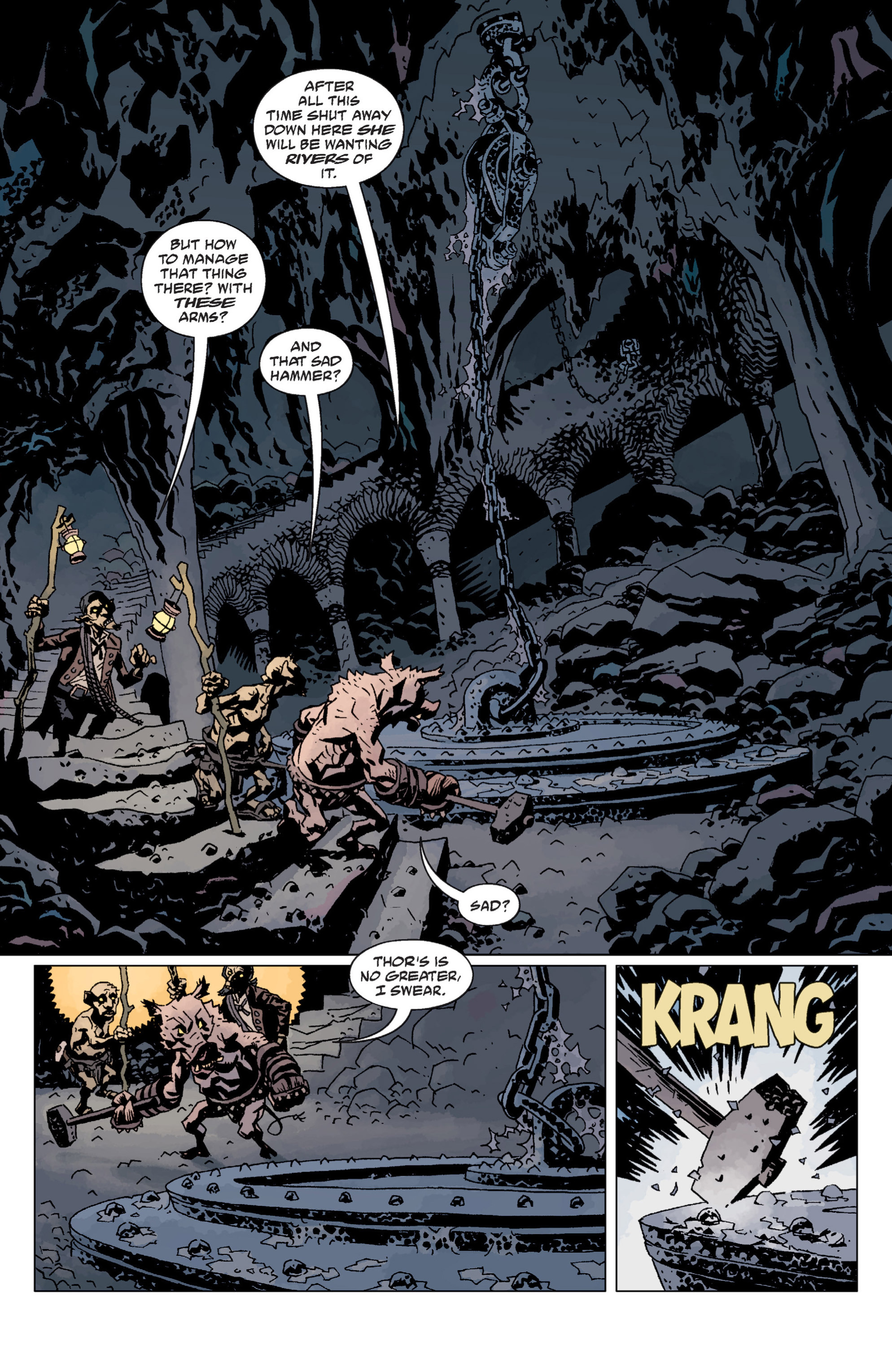 Read online Hellboy comic -  Issue #8 - 91