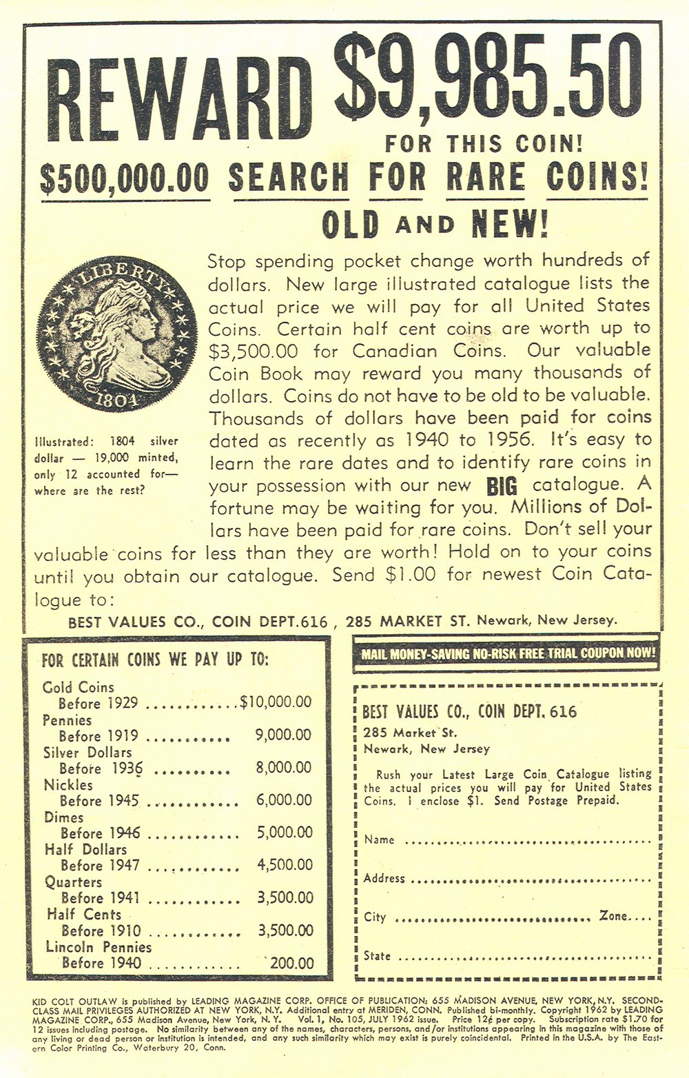 Read online Kid Colt Outlaw comic -  Issue #105 - 2