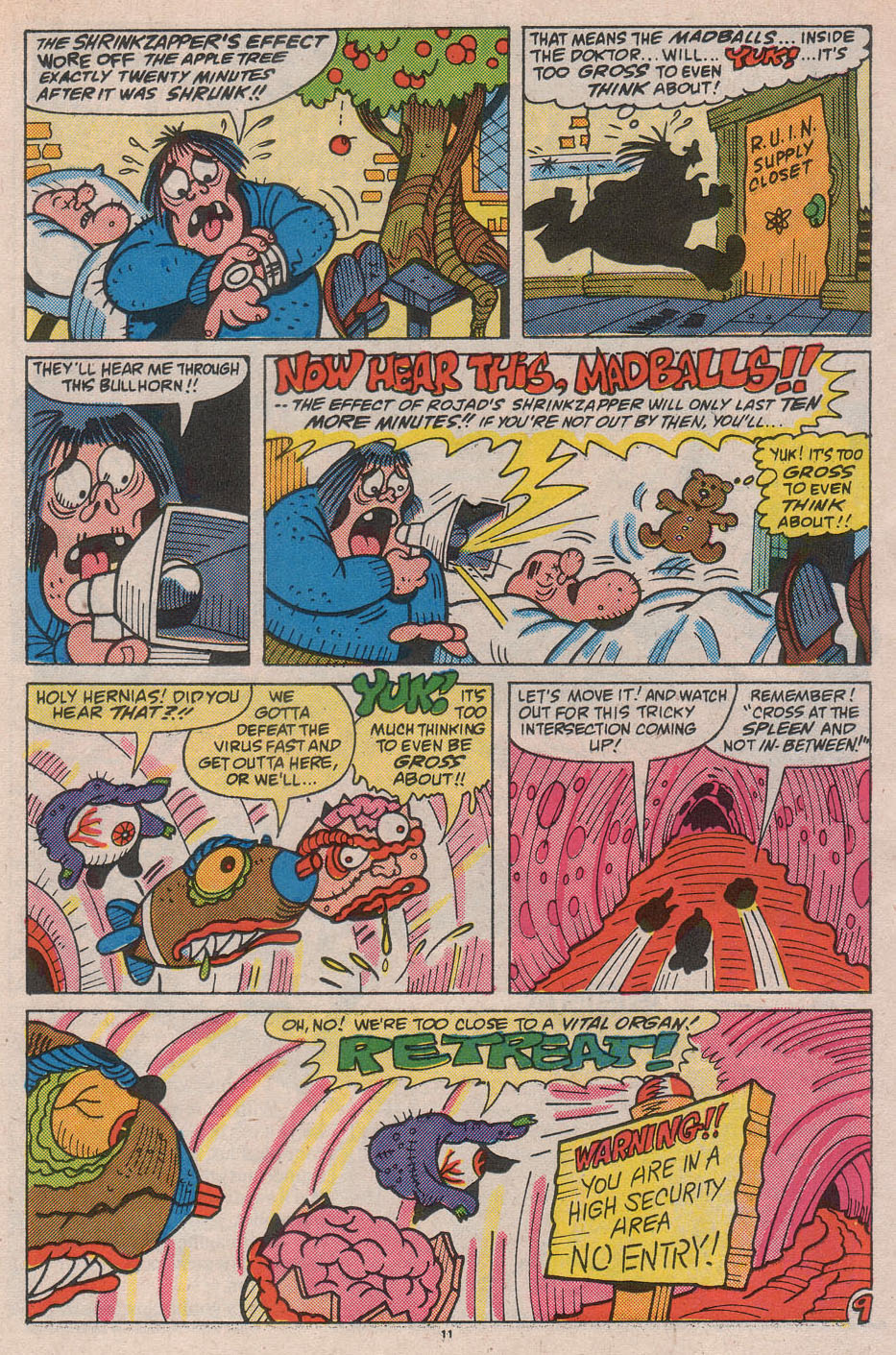 Read online Madballs comic -  Issue #10 - 10