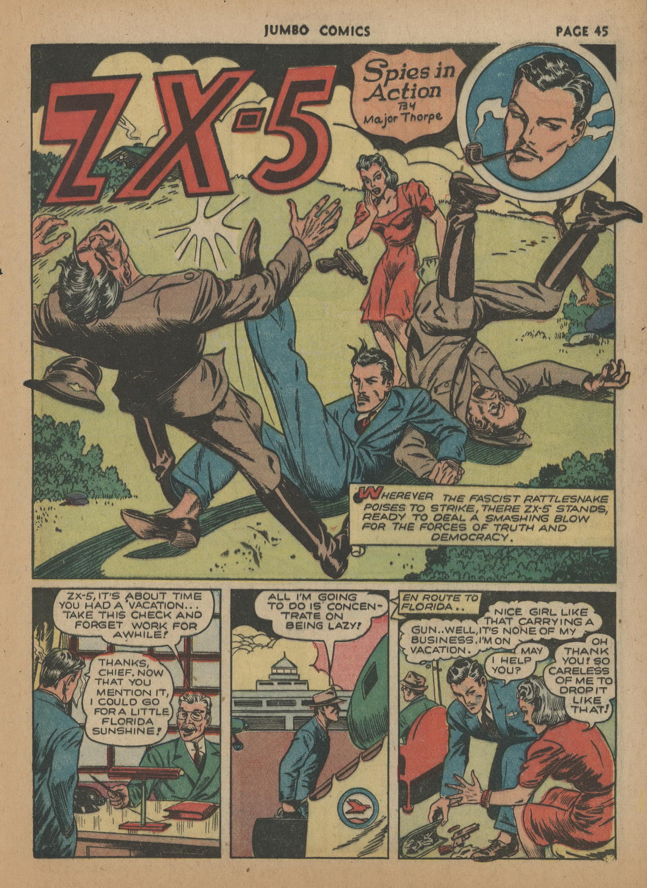 Read online Jumbo Comics comic -  Issue #41 - 47