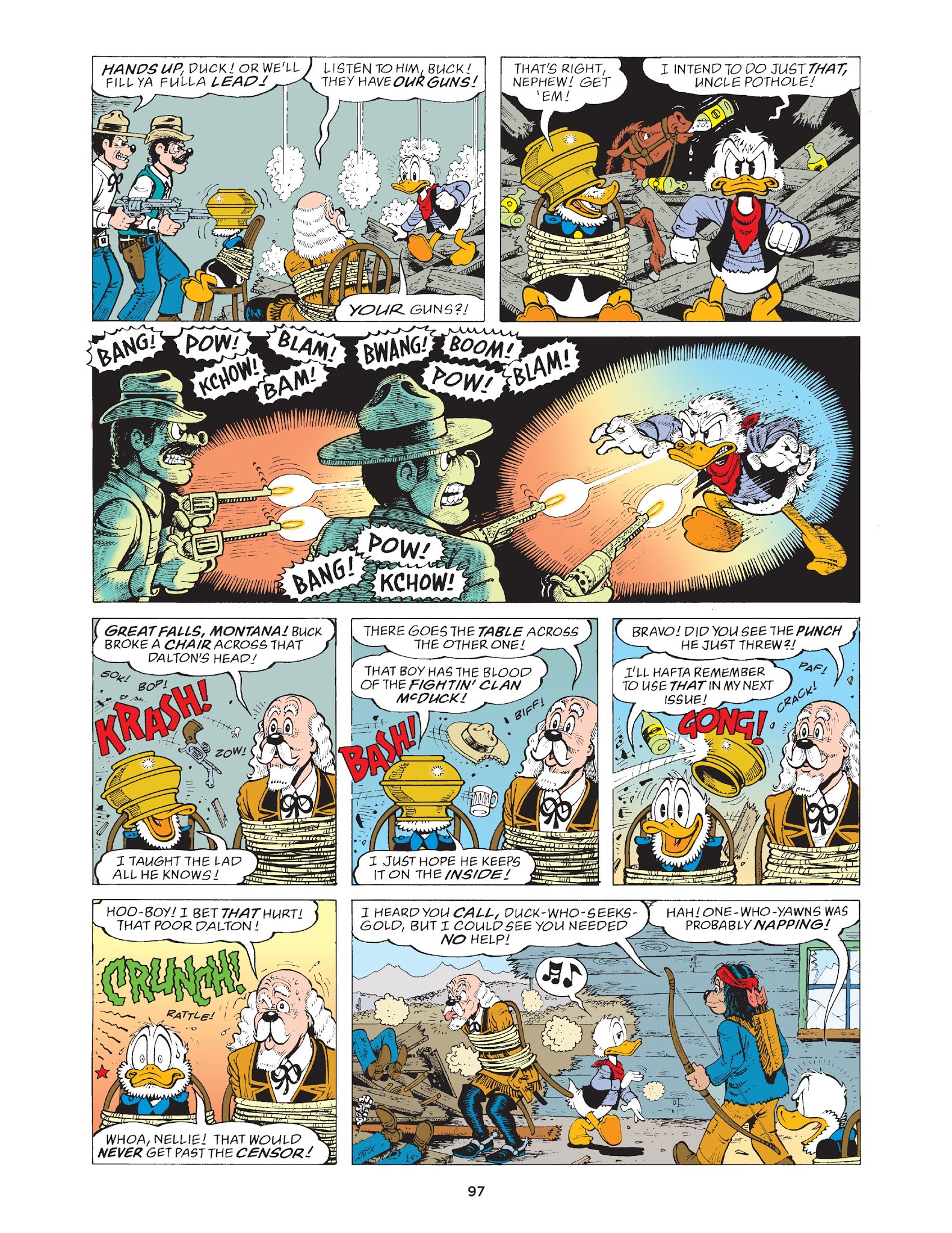 Read online Walt Disney Uncle Scrooge and Donald Duck: The Don Rosa Library comic -  Issue # TPB 7 (Part 1) - 98