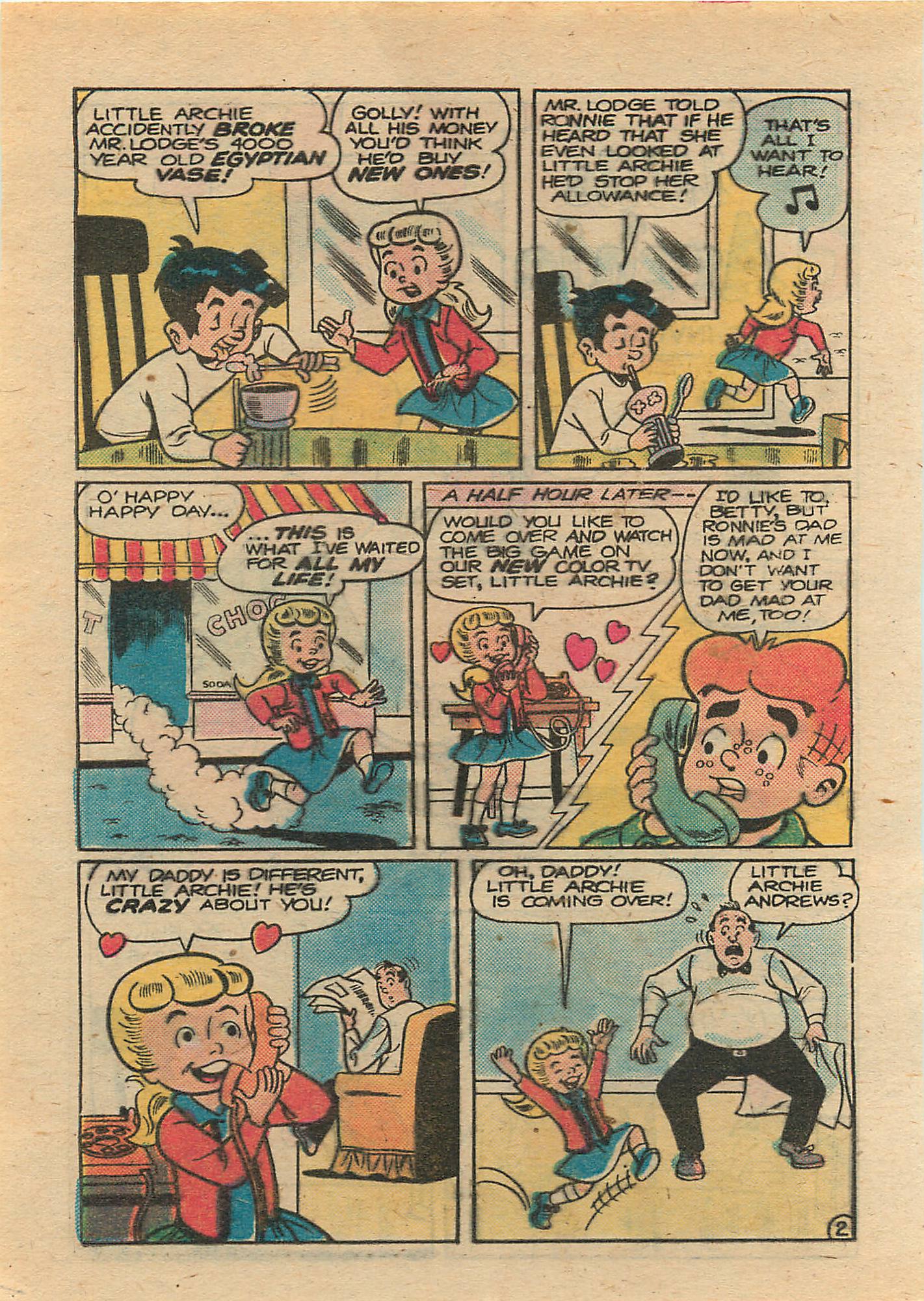 Read online Little Archie Comics Digest Magazine comic -  Issue #4 - 64