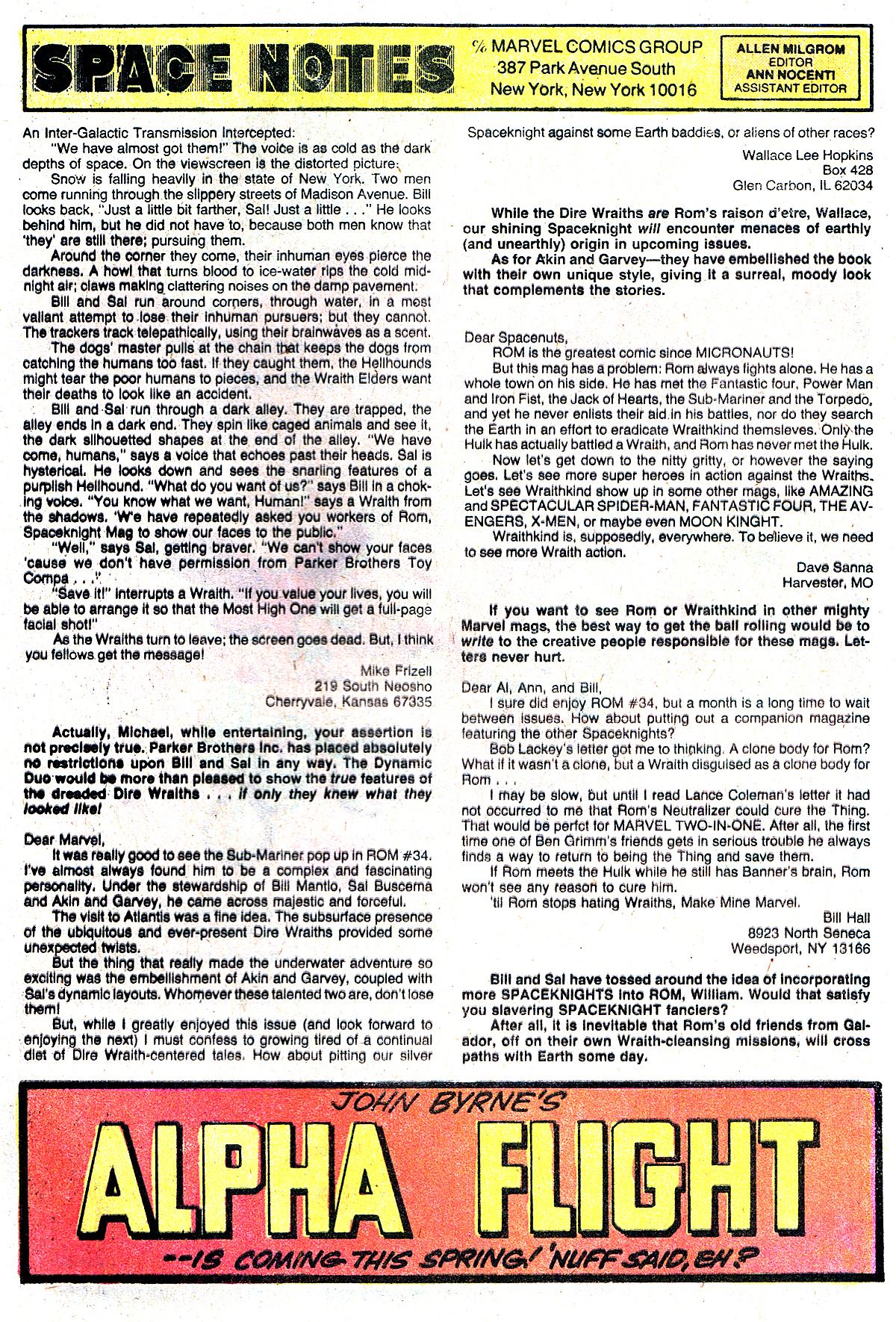 Read online ROM (1979) comic -  Issue #40 - 25
