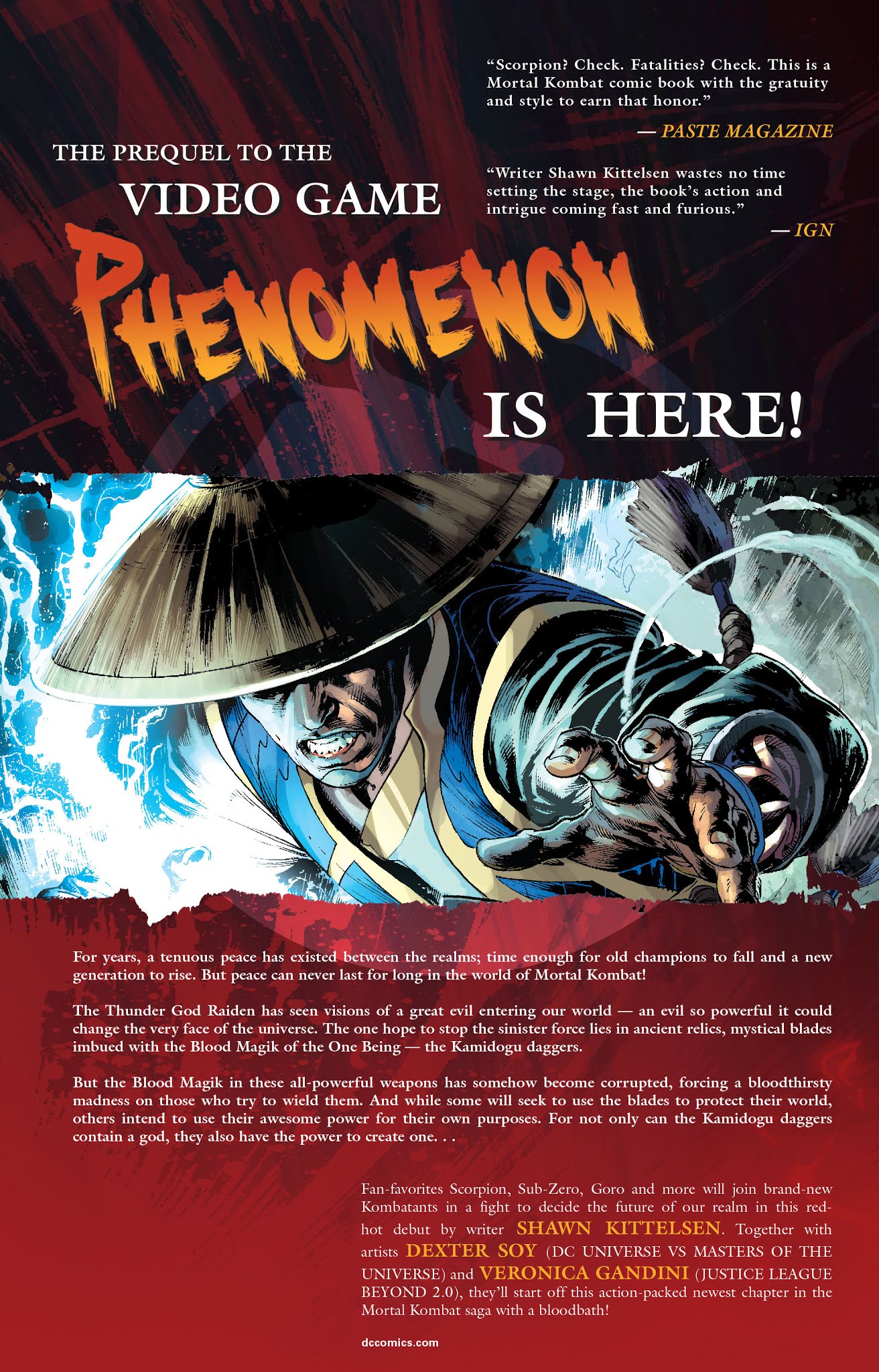 Read online Mortal Kombat X [I] comic -  Issue # _TPB 1 - 144