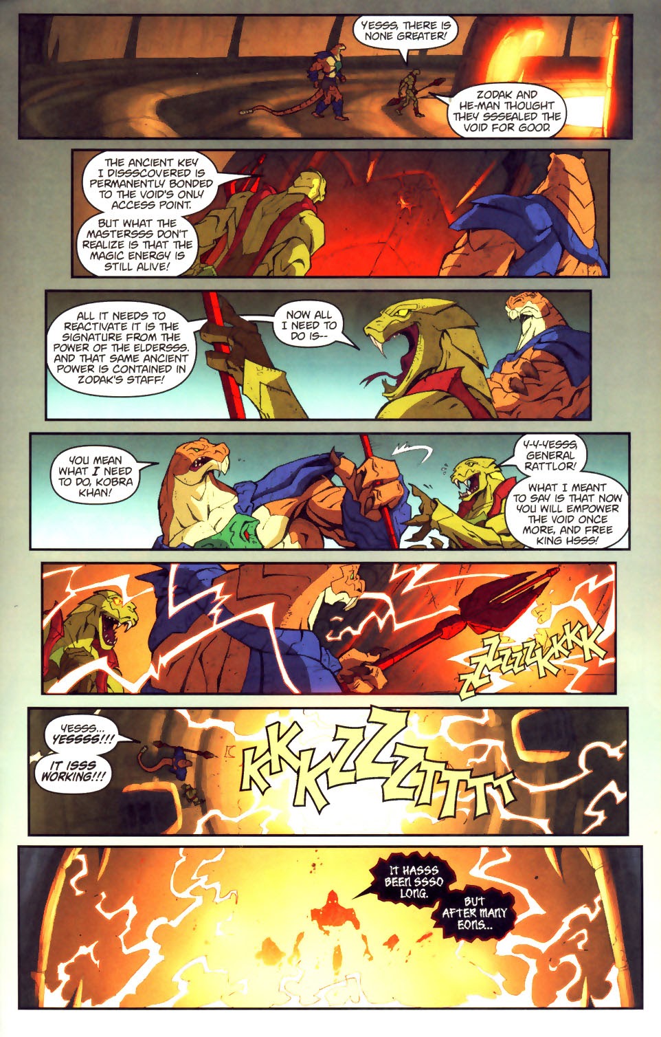 Read online Masters of the Universe Rise of the Snake Men comic -  Issue #1 - 23