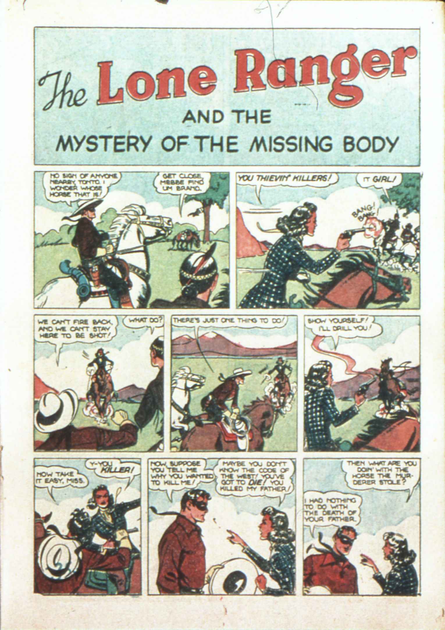 Read online The Lone Ranger (1948) comic -  Issue #1 - 16