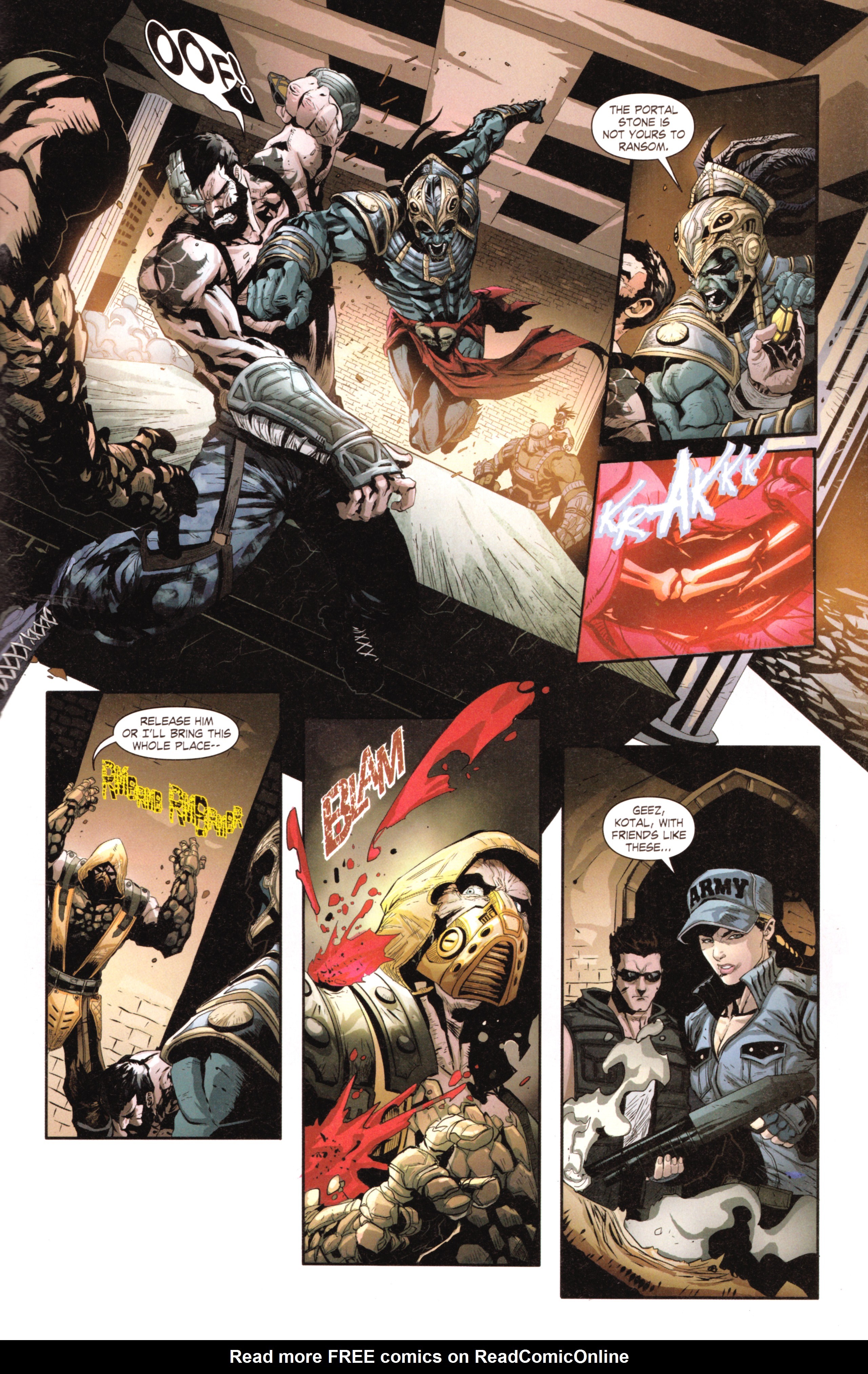 Read online Mortal Kombat X [II] comic -  Issue #7 - 33