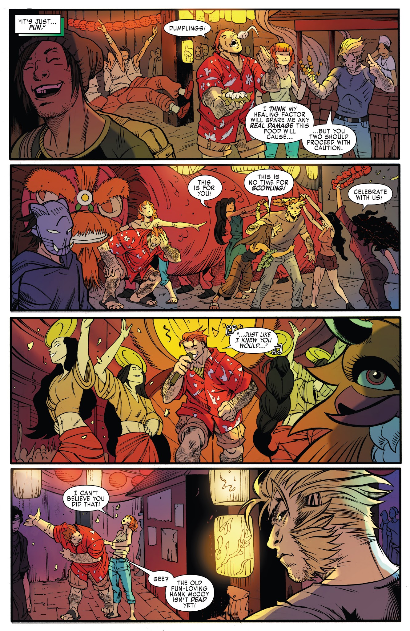 Read online X-Men: Blue comic -  Issue #6 - 7