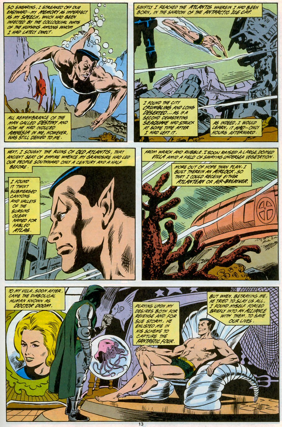 Read online Saga of the Sub-Mariner comic -  Issue #7 - 10