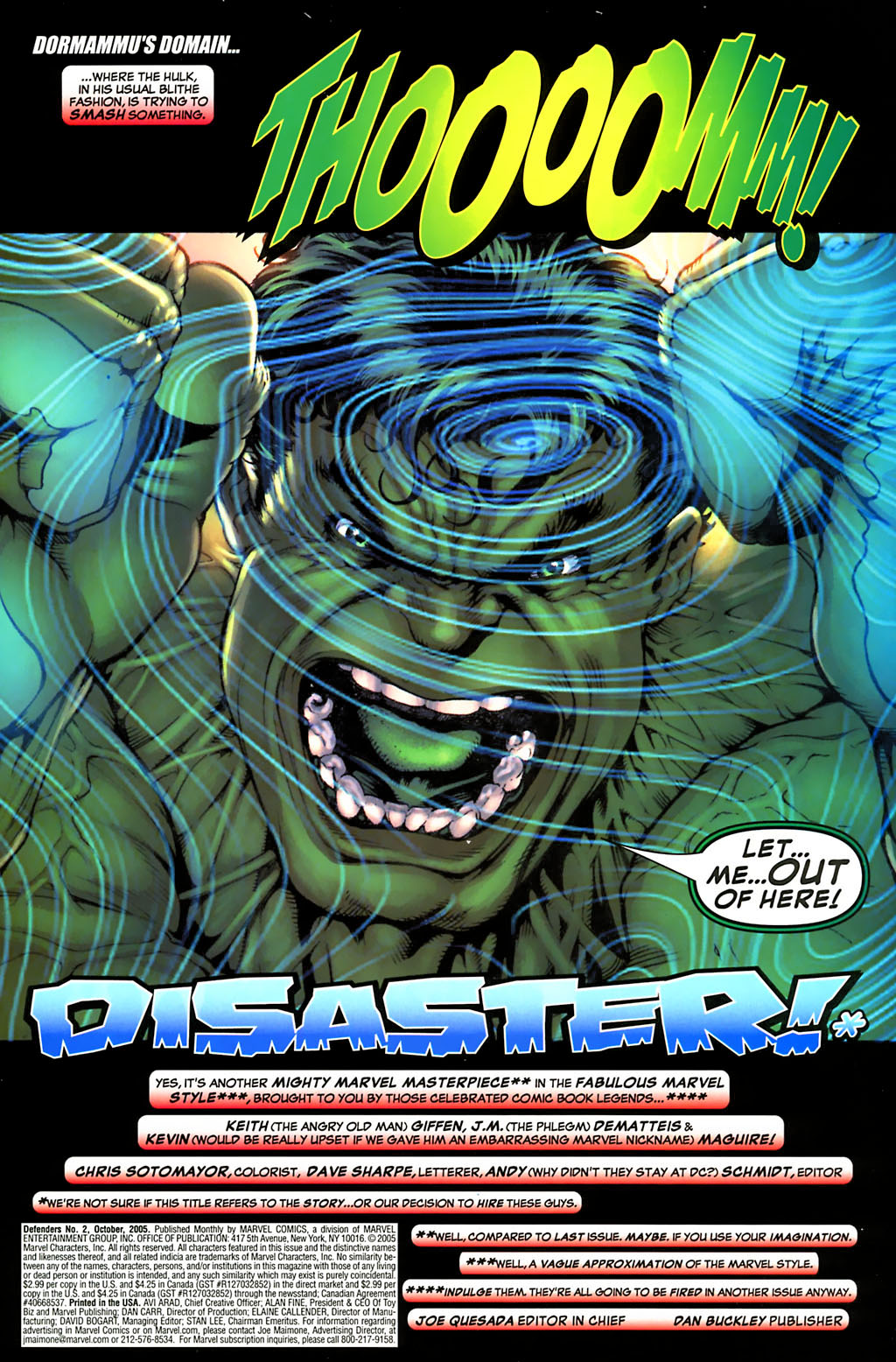 Read online Defenders (2005) comic -  Issue #2 - 2