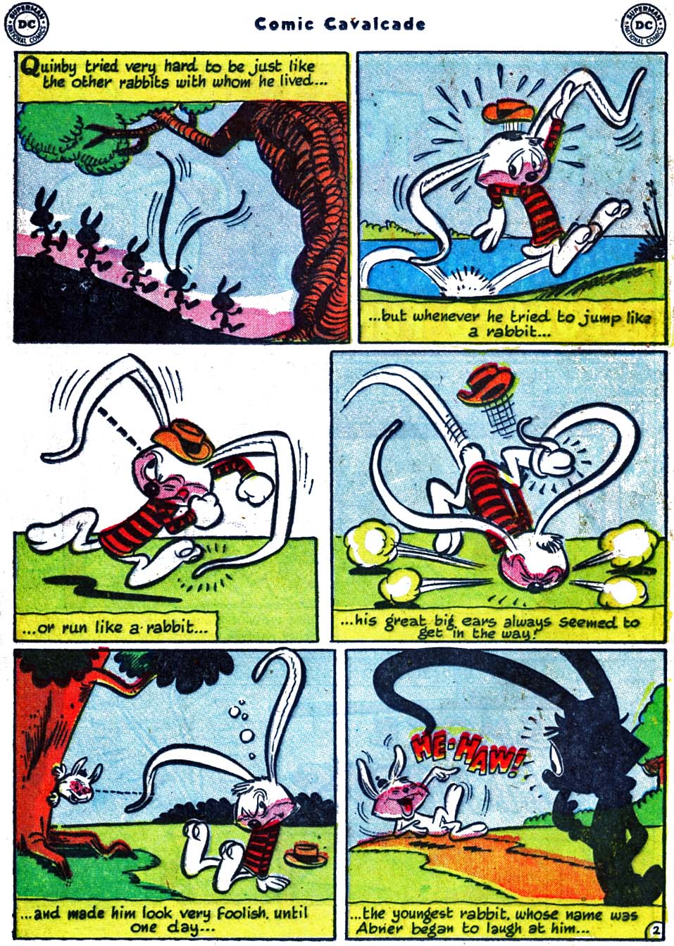 Read online Comic Cavalcade comic -  Issue #47 - 48