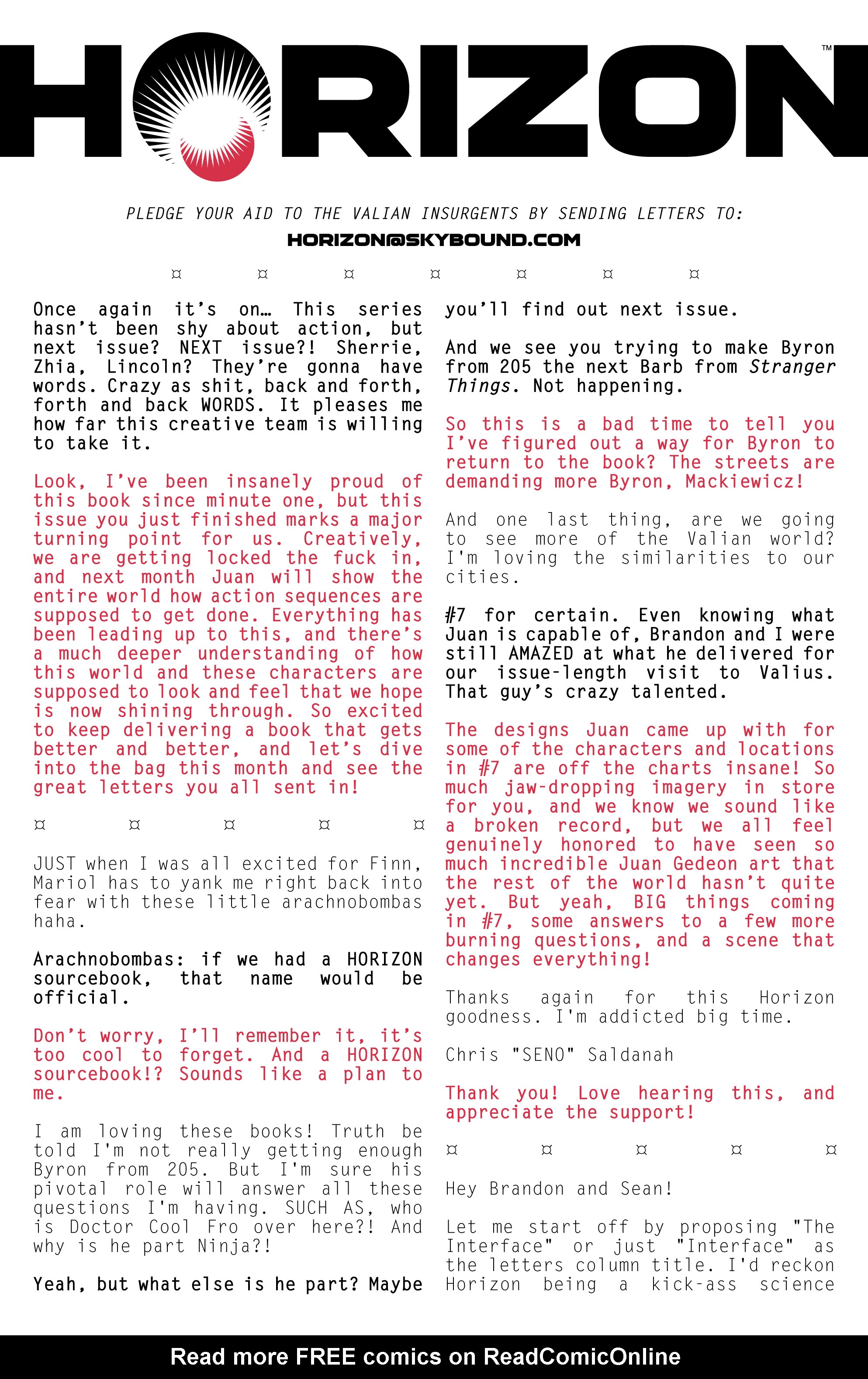 Read online Horizon comic -  Issue #5 - 23