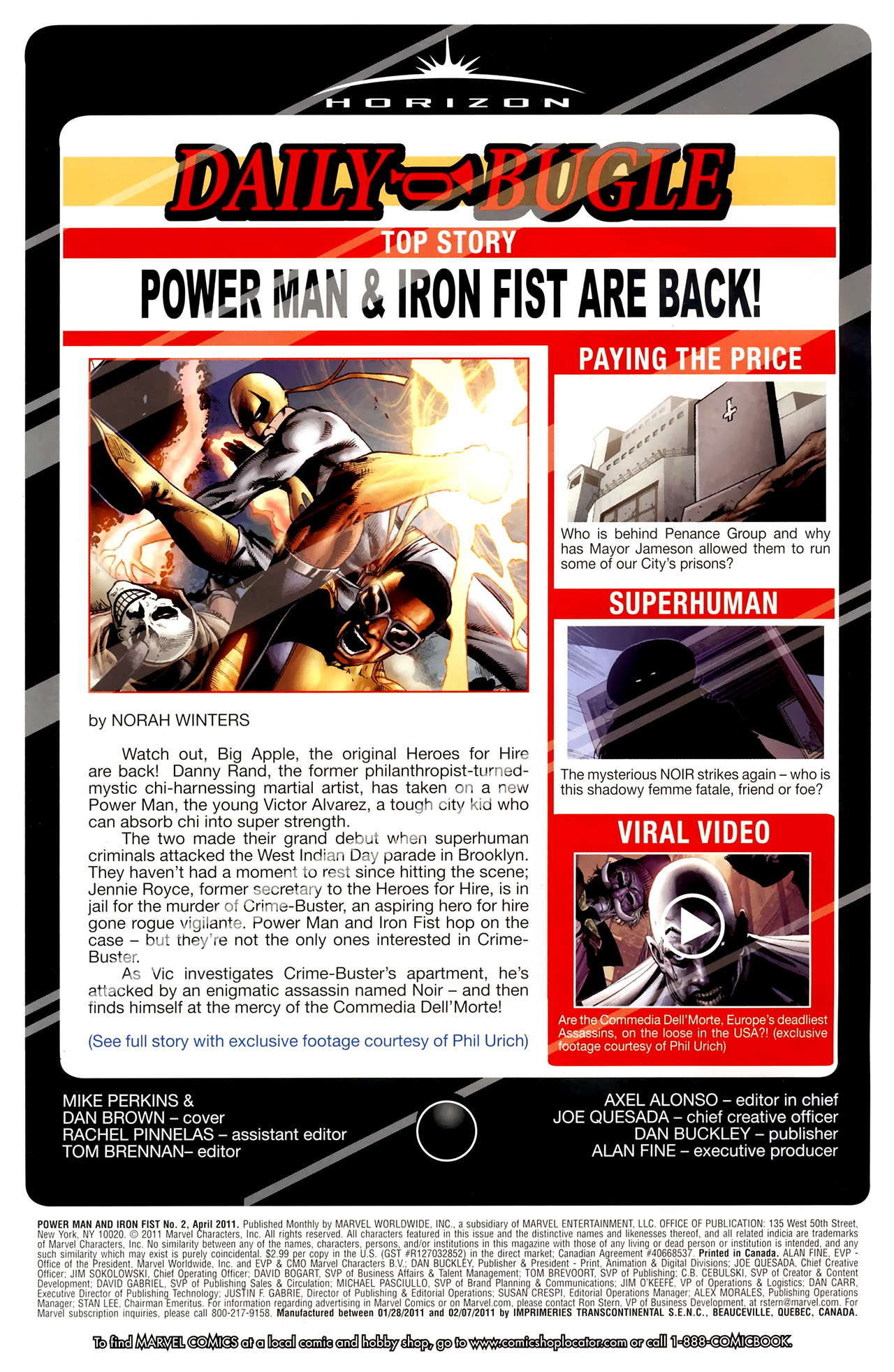 Read online Power Man and Iron Fist (2011) comic -  Issue #2 - 4