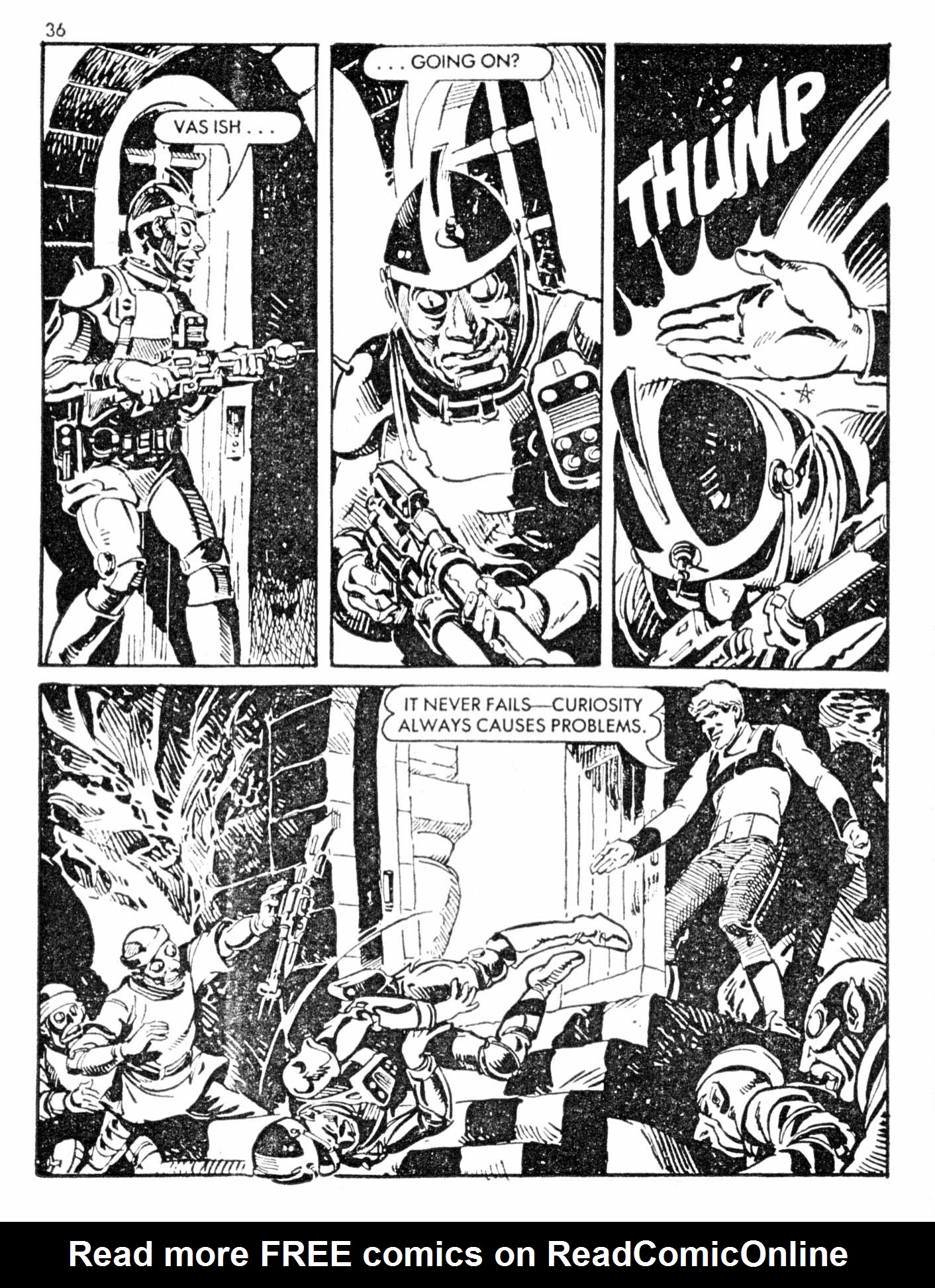 Read online Starblazer comic -  Issue #146 - 36